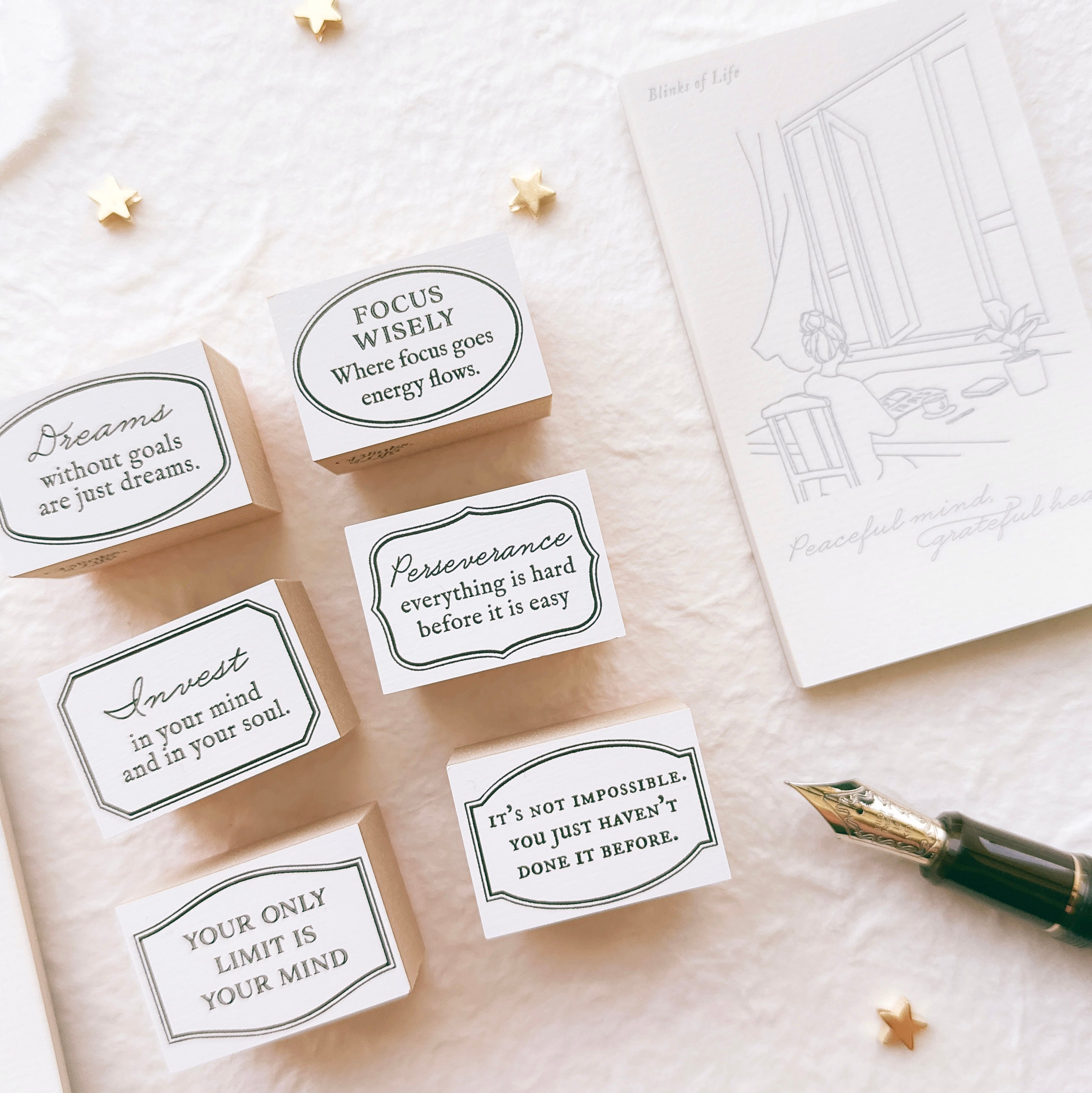 Blinks of Life - BOL - Vintage Mini Frames with Quotes