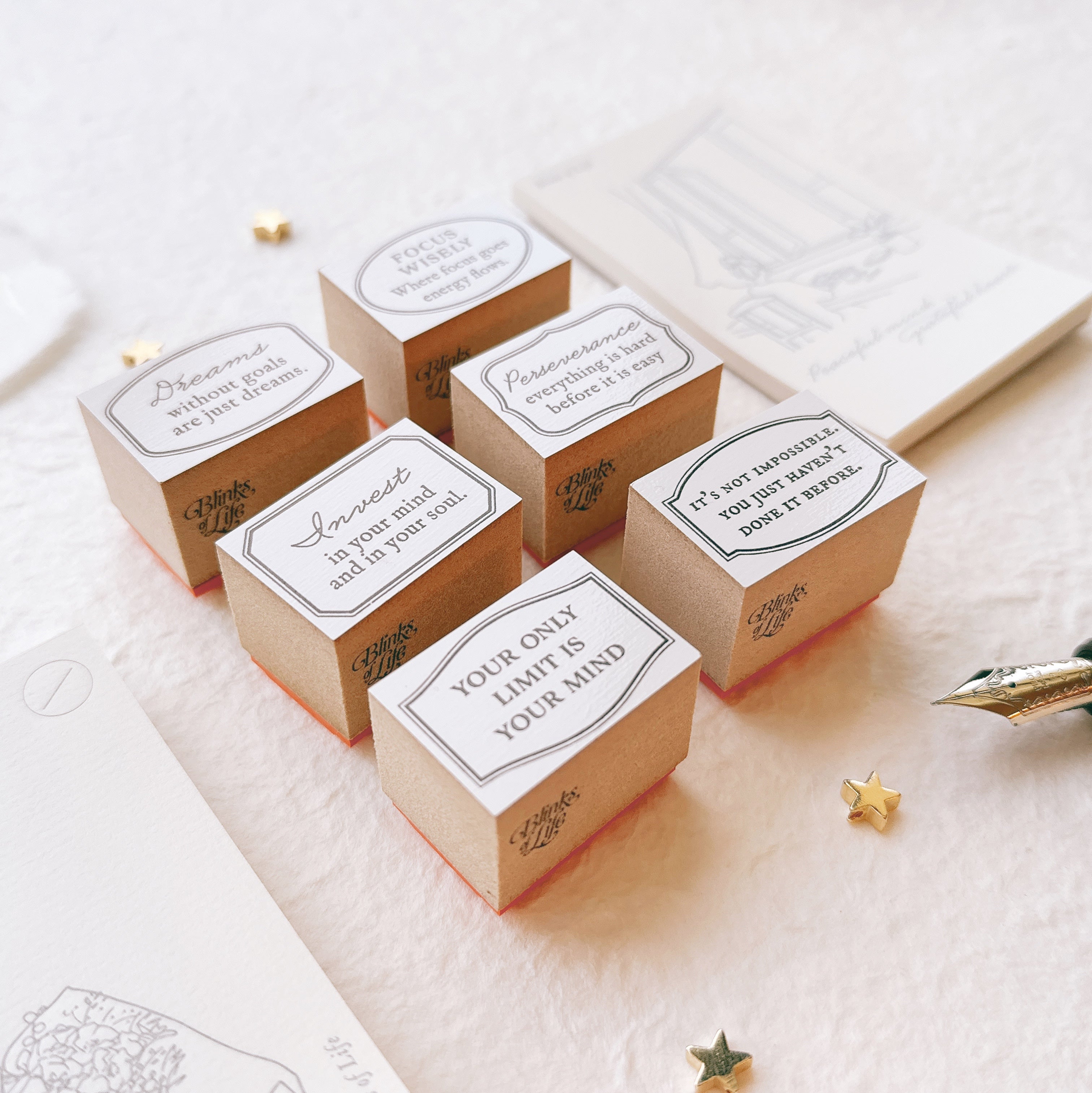 Blinks of Life - BOL - Vintage Mini Frames with Quotes