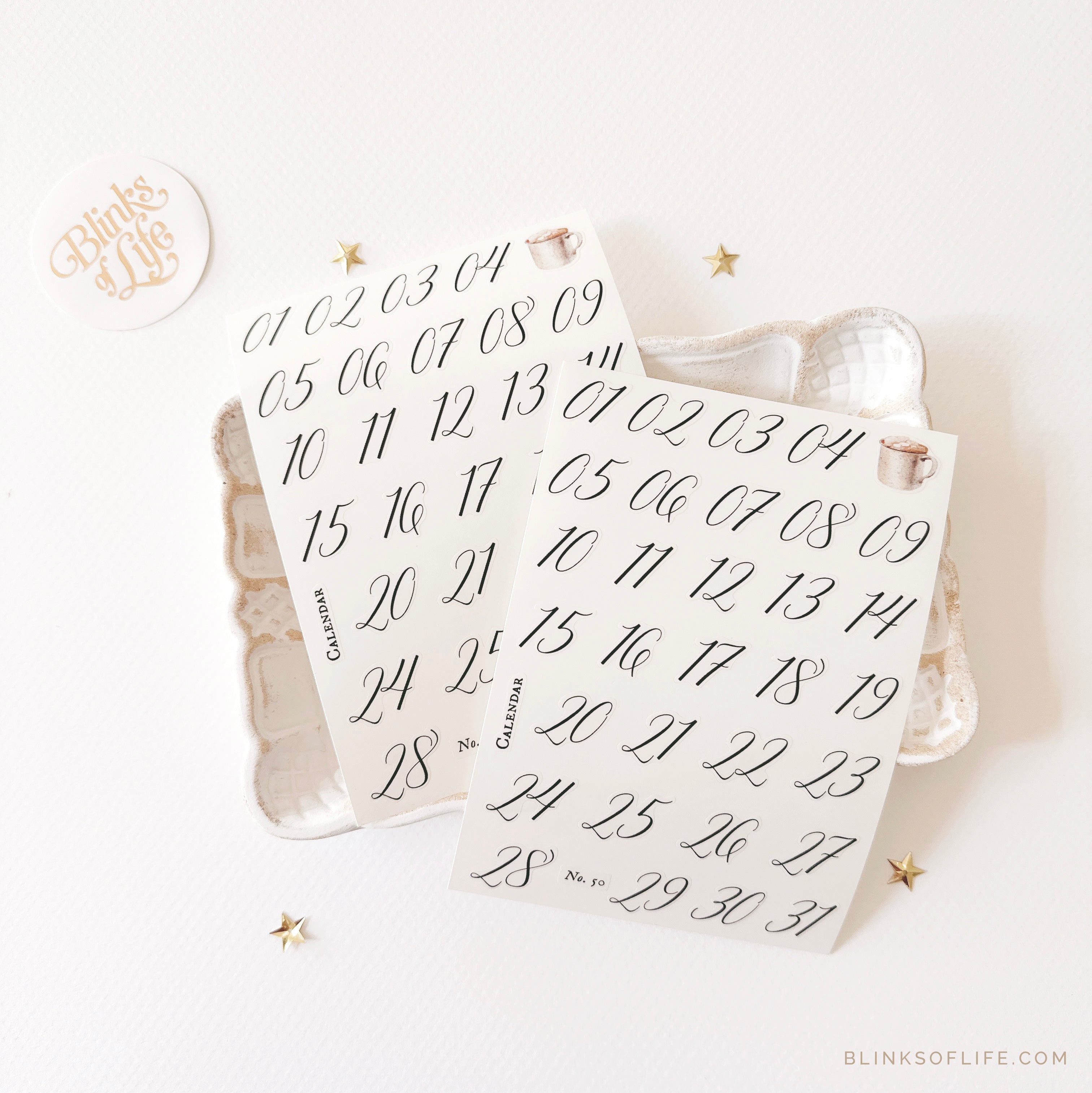 Blinks of Life Transparent Stickers