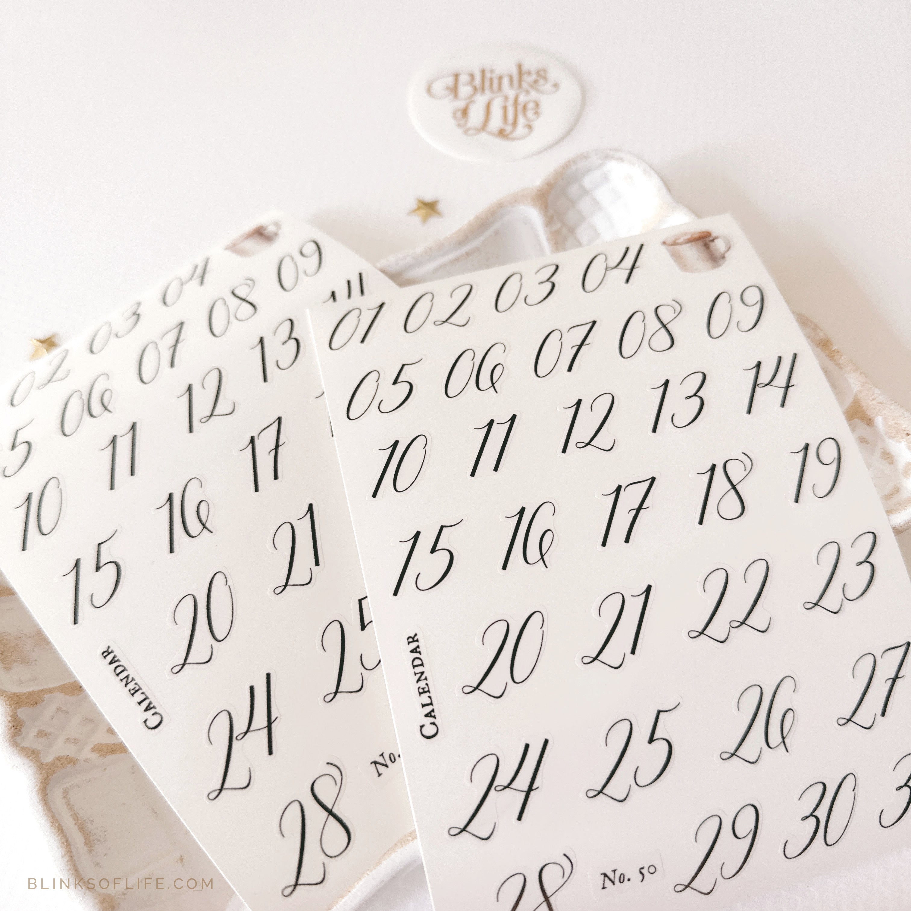 Blinks of Life Transparent Stickers