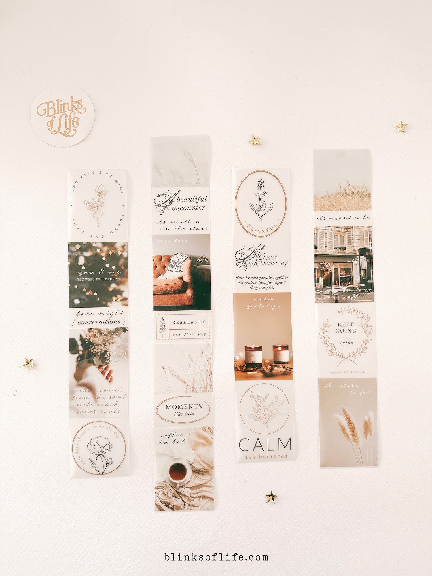 Blinks of Life - BOL - PET Tape/Washi Tape - Cozy Days Vol. 2