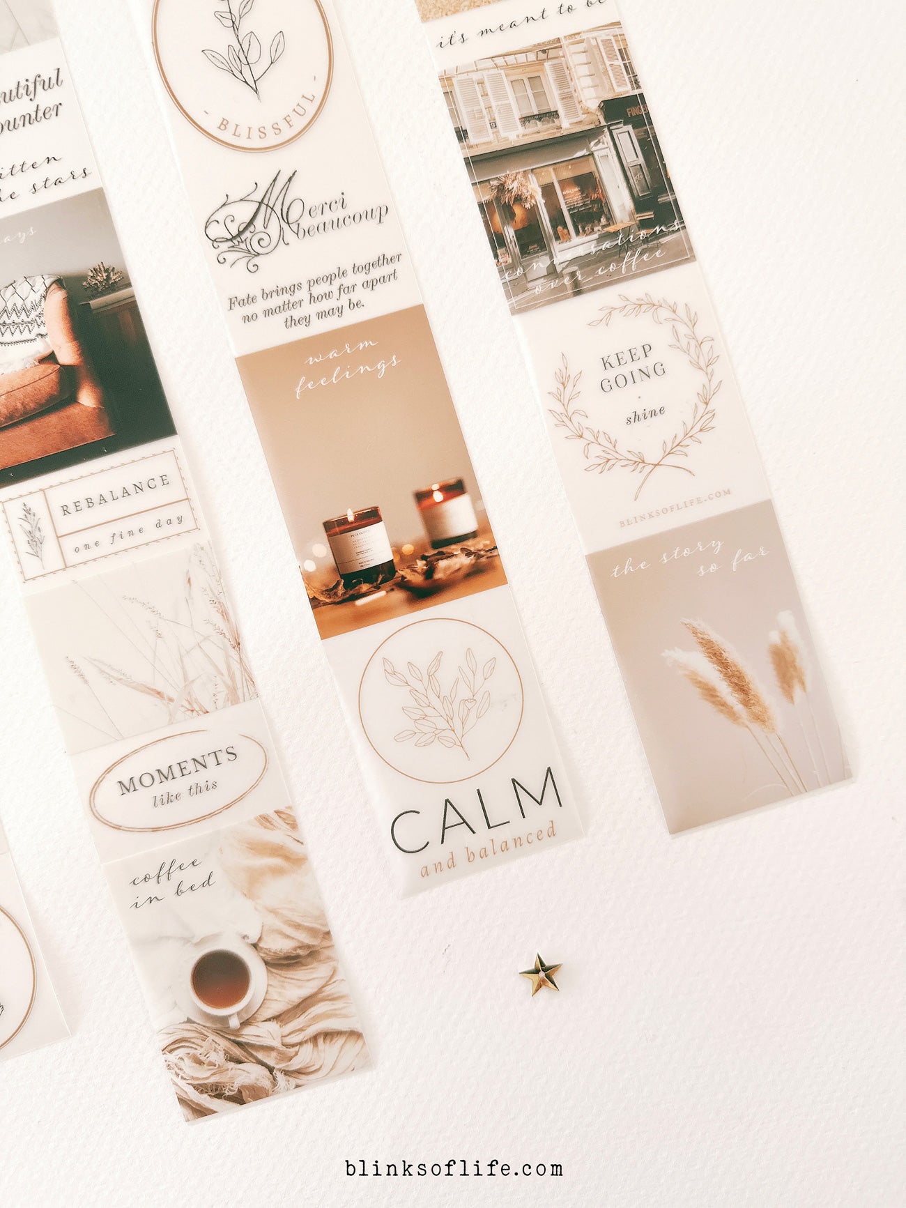 Blinks of Life - BOL - PET Tape/Washi Tape - Cozy Days Vol. 2