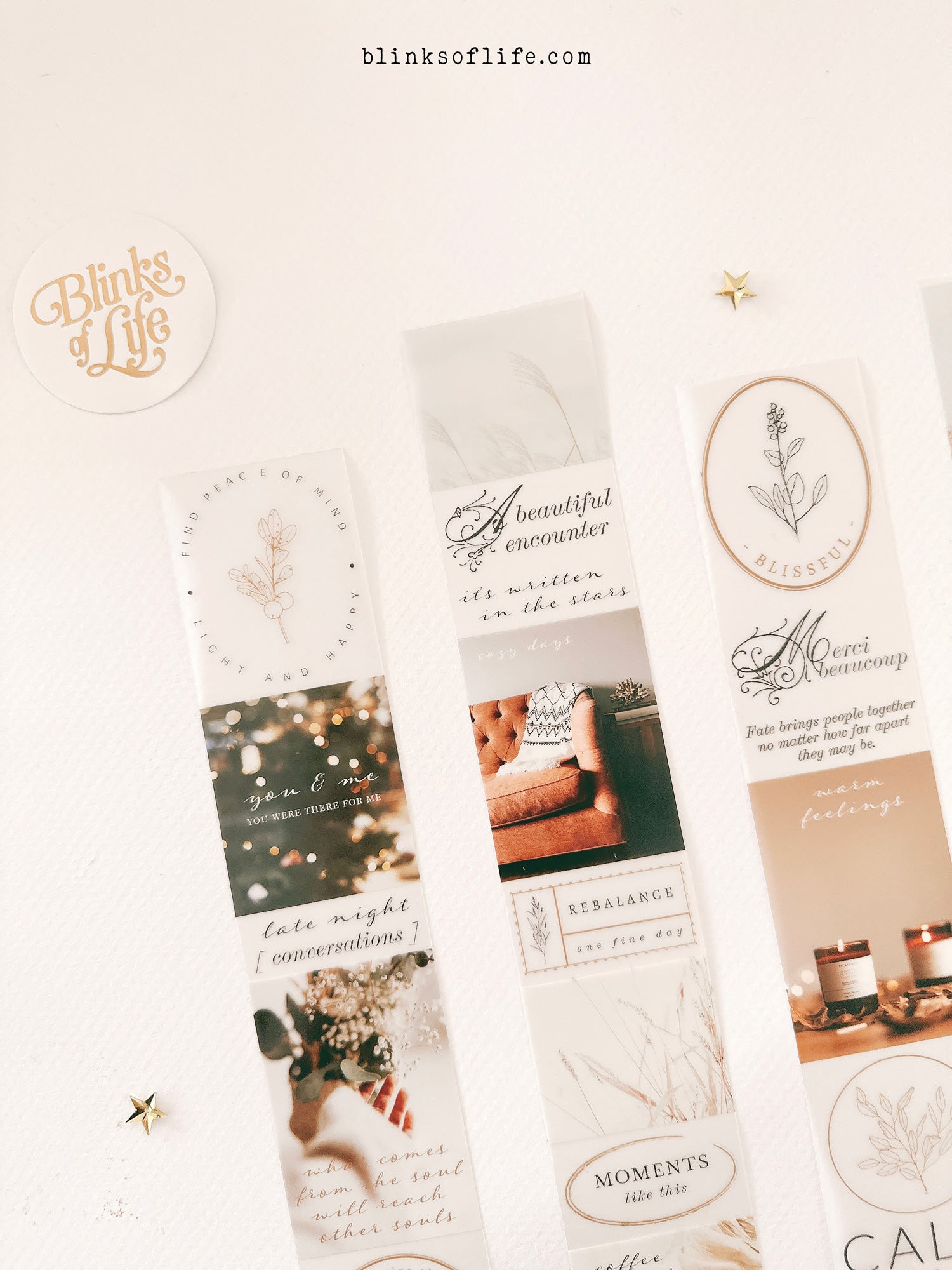 Blinks of Life - BOL - PET Tape/Washi Tape - Cozy Days Vol. 2