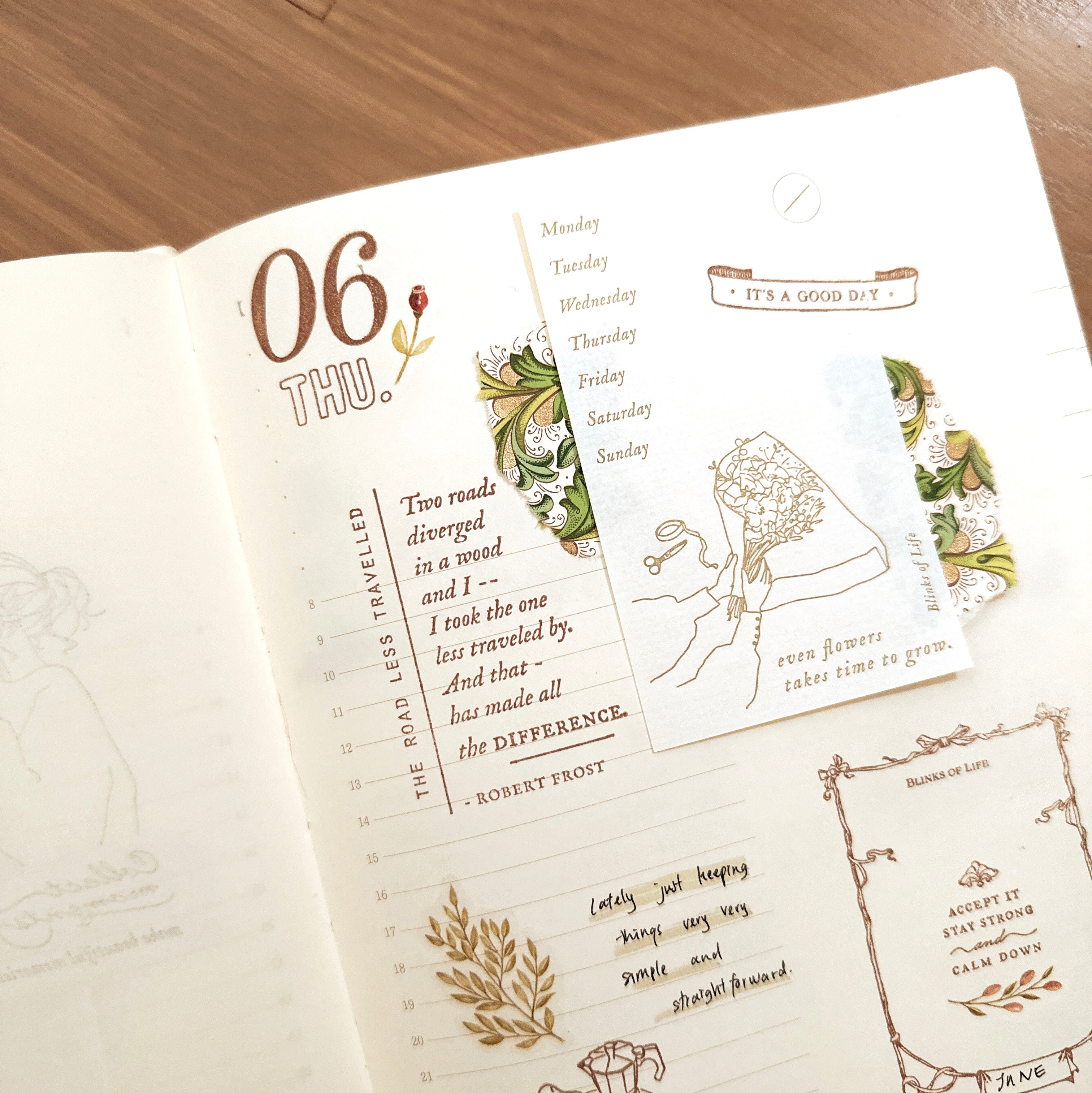 Blinks of Life - Rubber Stamp - The Road Less Travelled