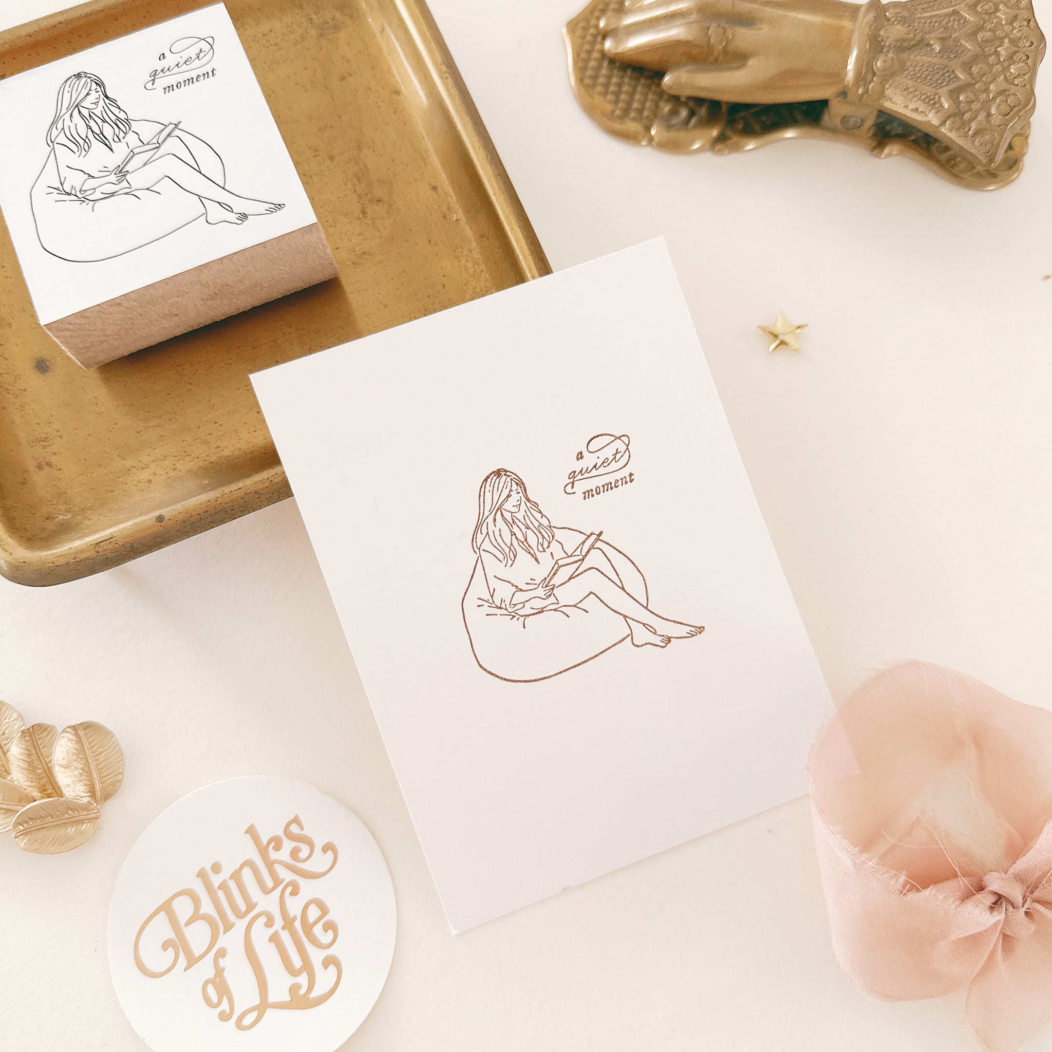 Blinks of Life - Rubber Stamp Stationery Stickers Journaling