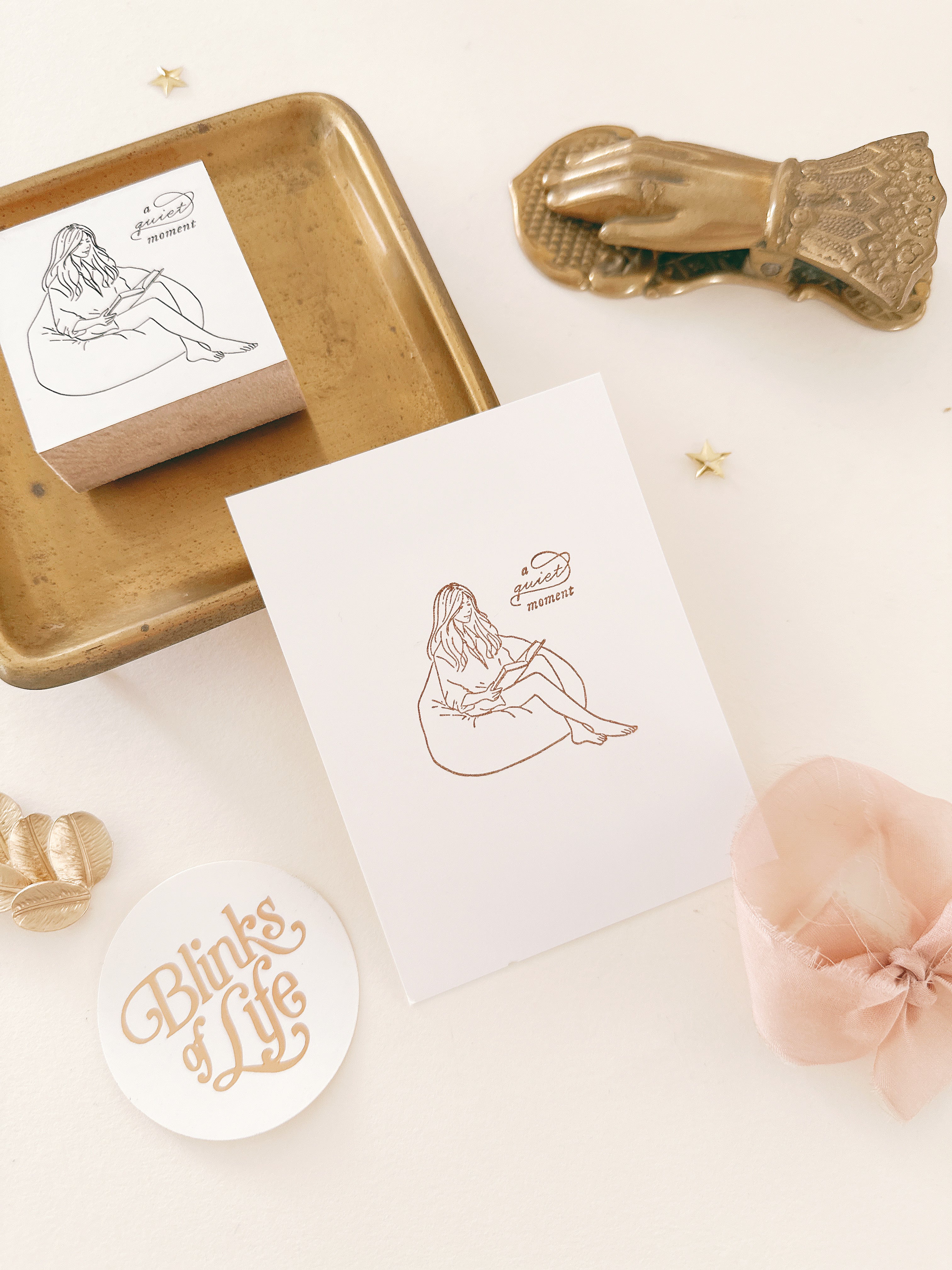 Blinks of Life - Rubber Stamp Stationery Stickers Journaling