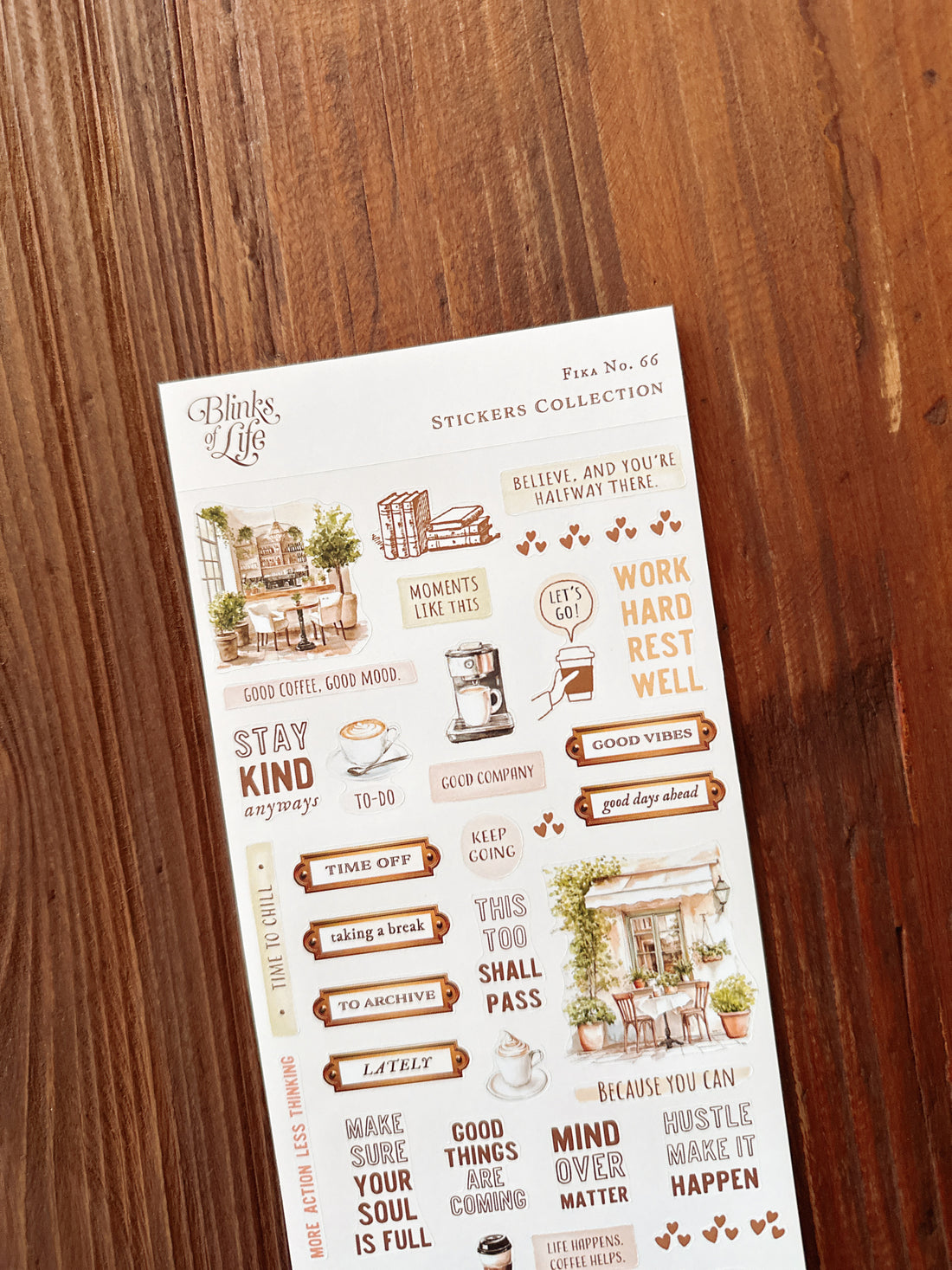 Blinks of Life Journal Planner Sticker No. 66