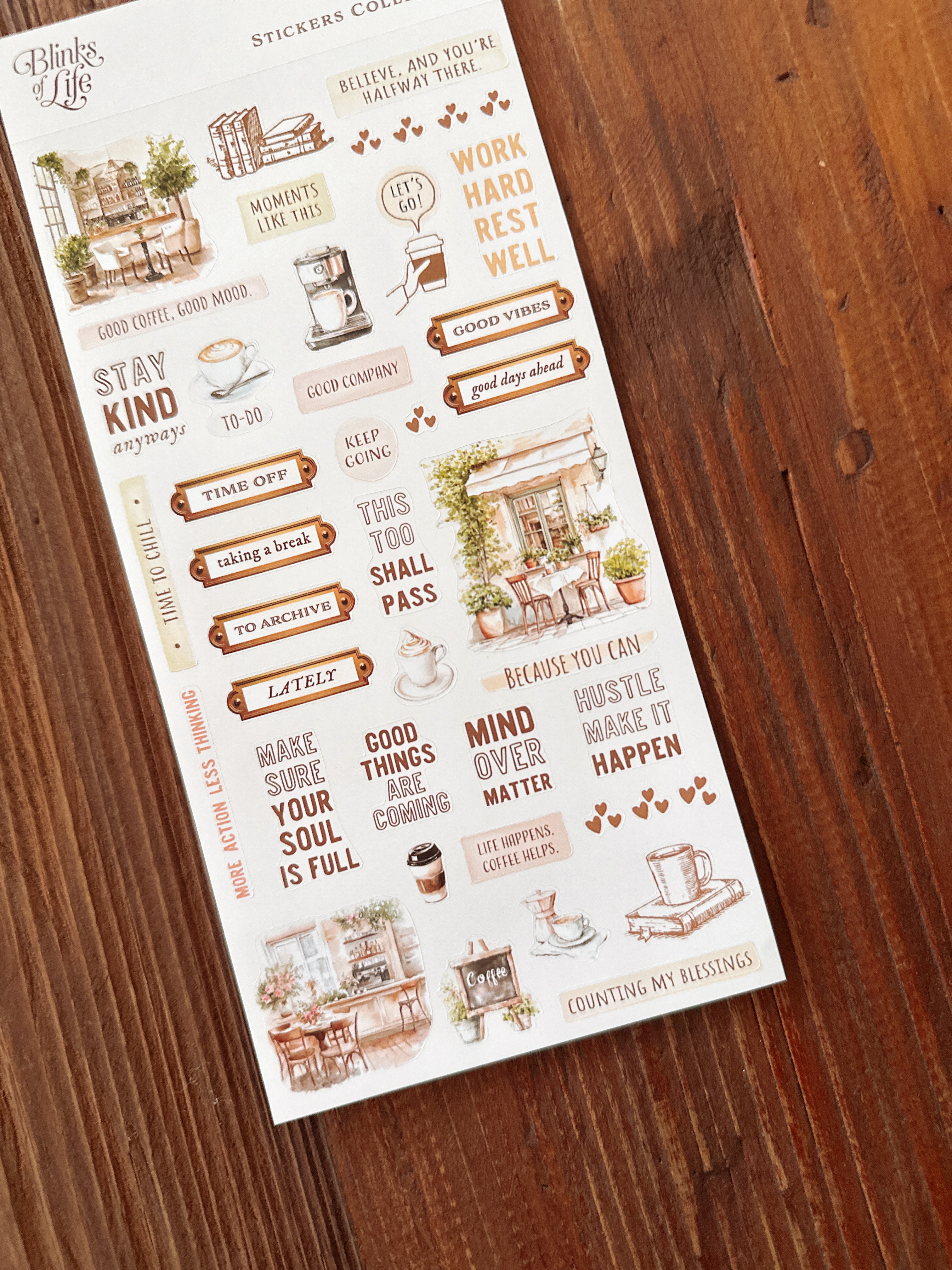 Blinks of Life Traveler's Stickers - Fika : No. 66