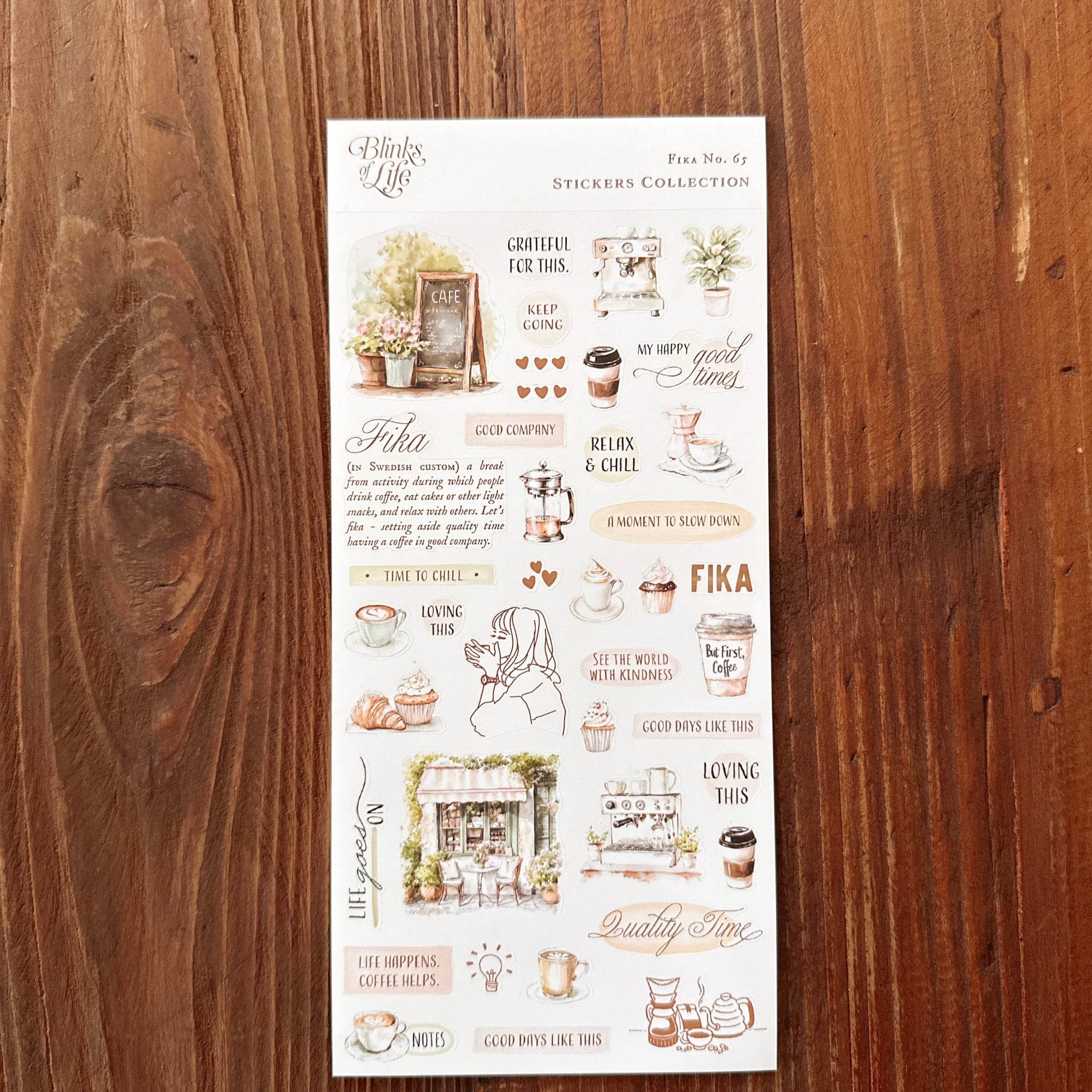 Blinks of Life Journal Planner Sticker No. 65