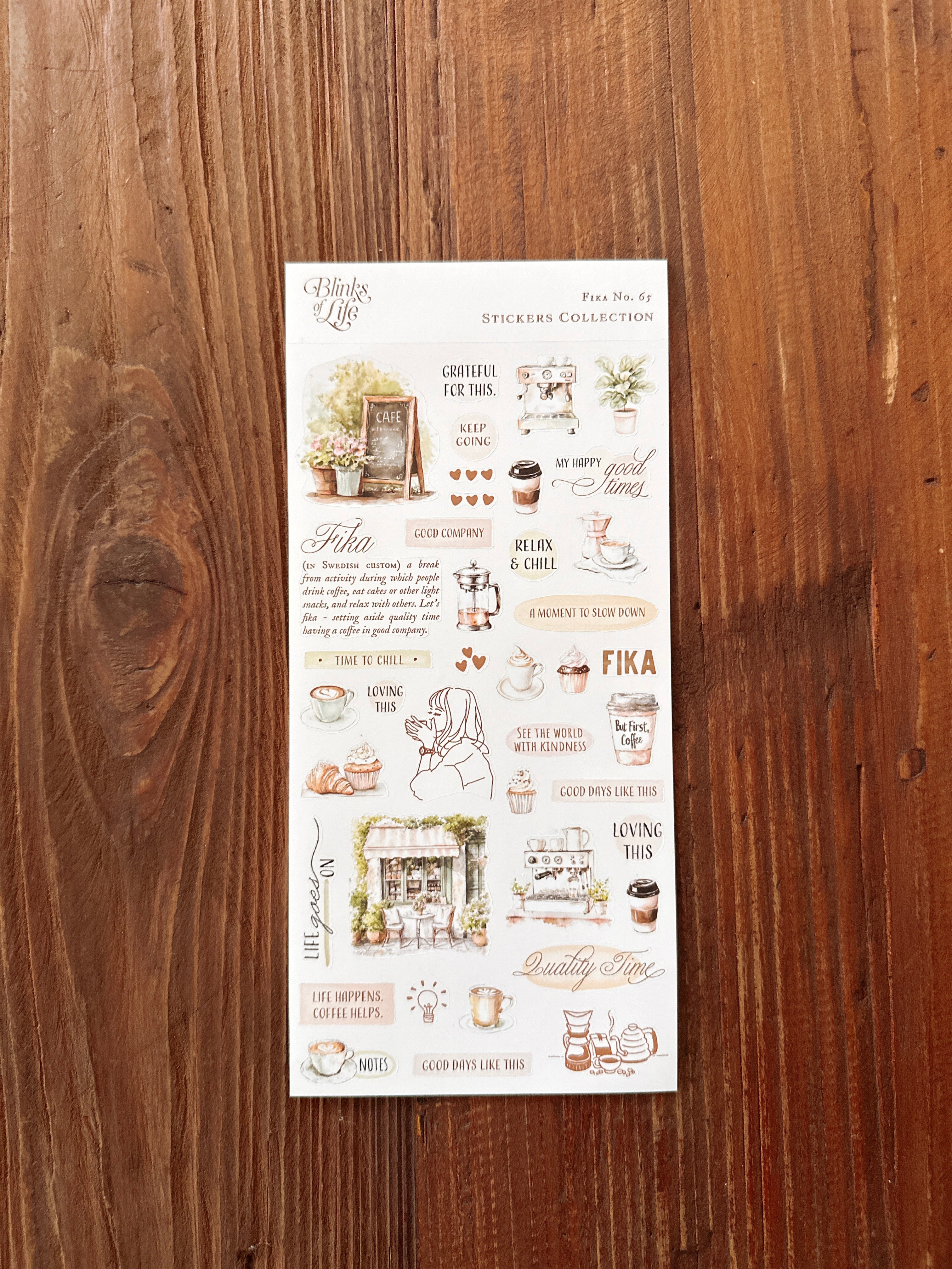 Blinks of Life Journal Planner Sticker No. 65