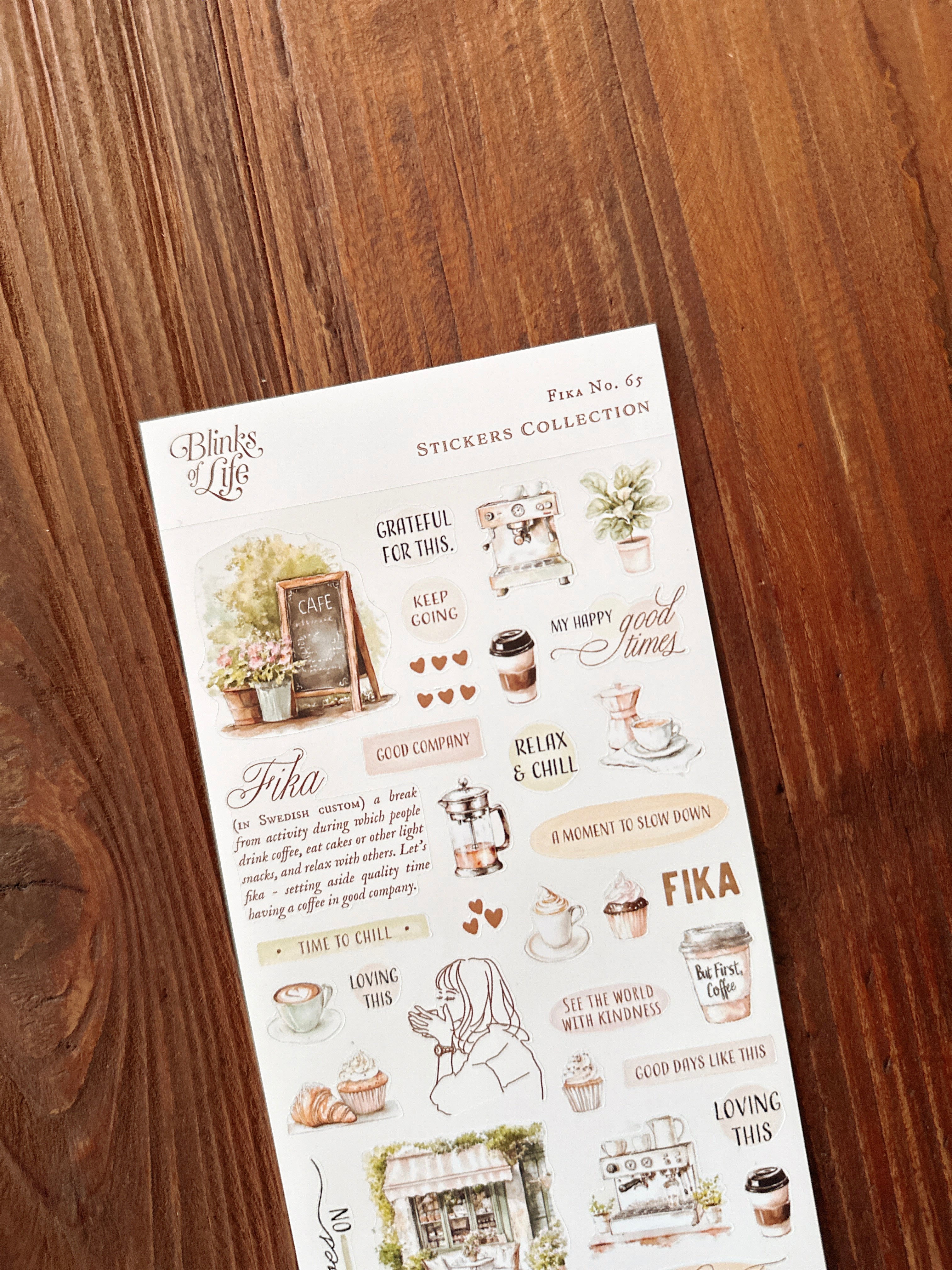 Blinks of Life Journal Planner Sticker No. 65
