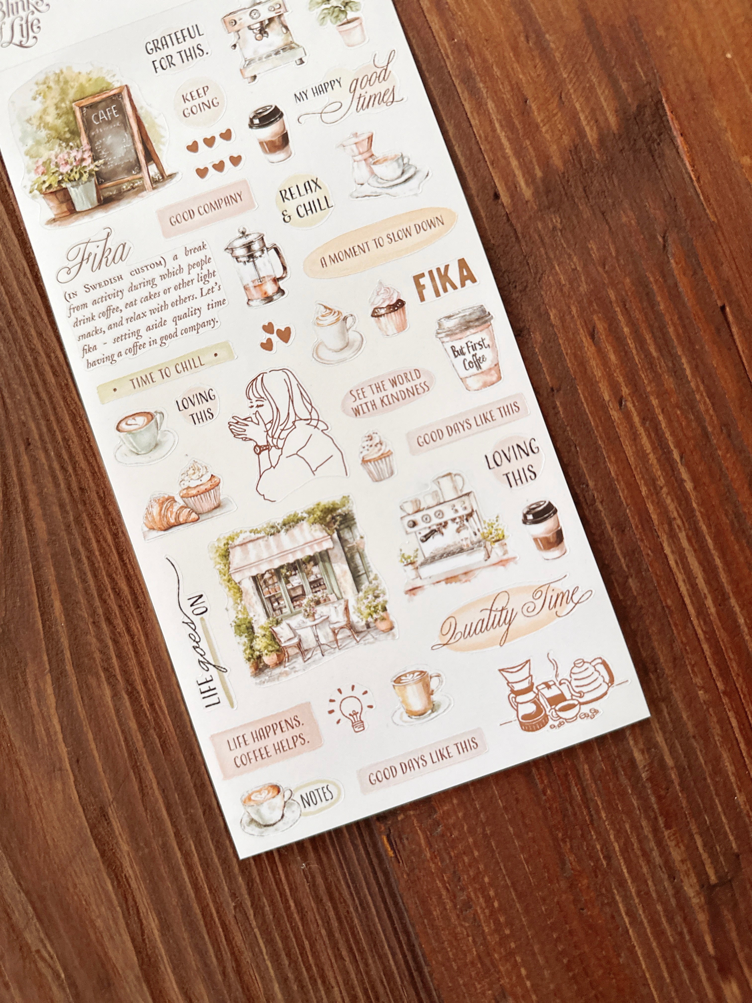 Blinks of Life Journal Planner Sticker No. 65