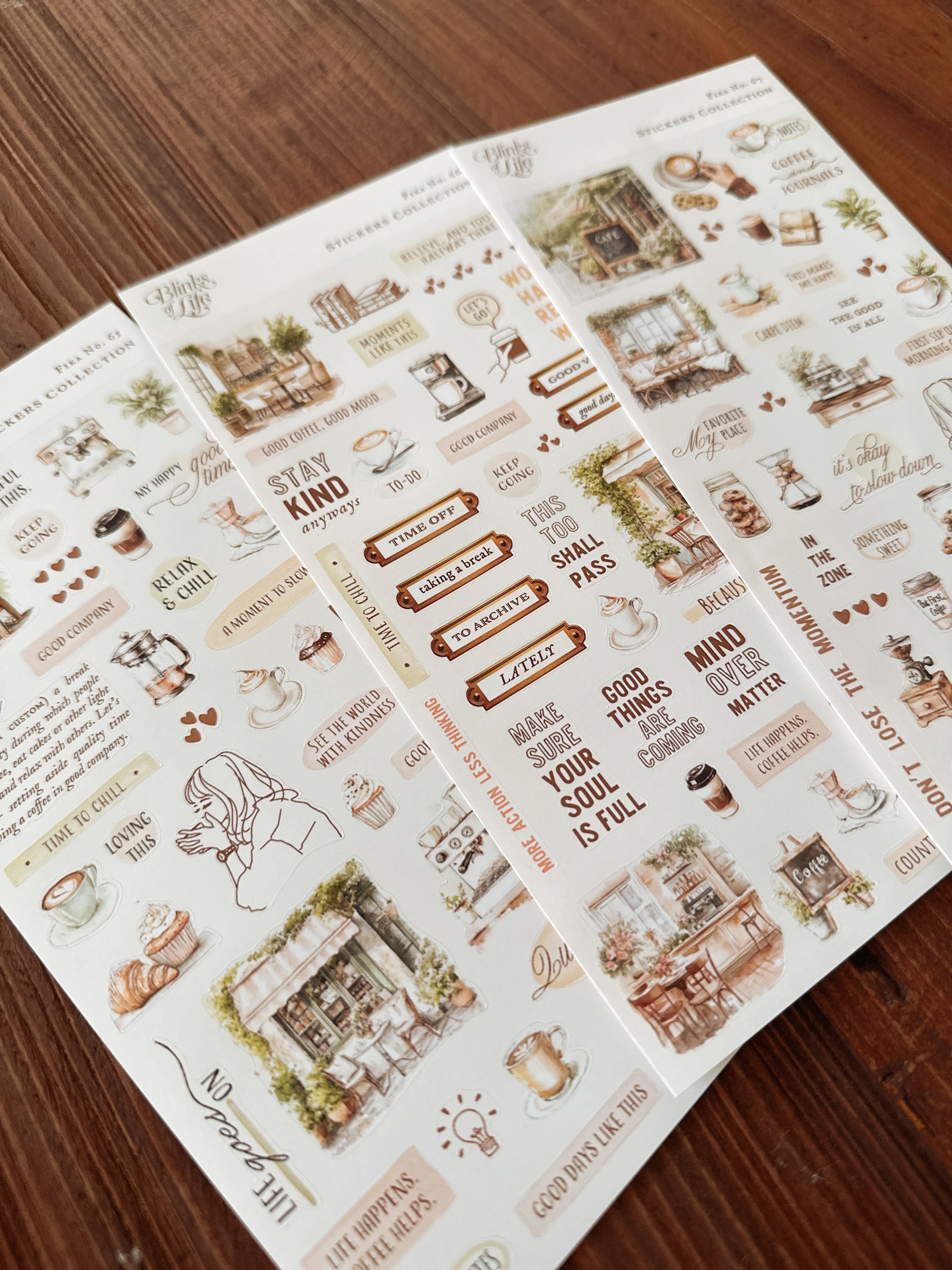 Blinks of Life Traveler's Stickers - Fika : No. 66