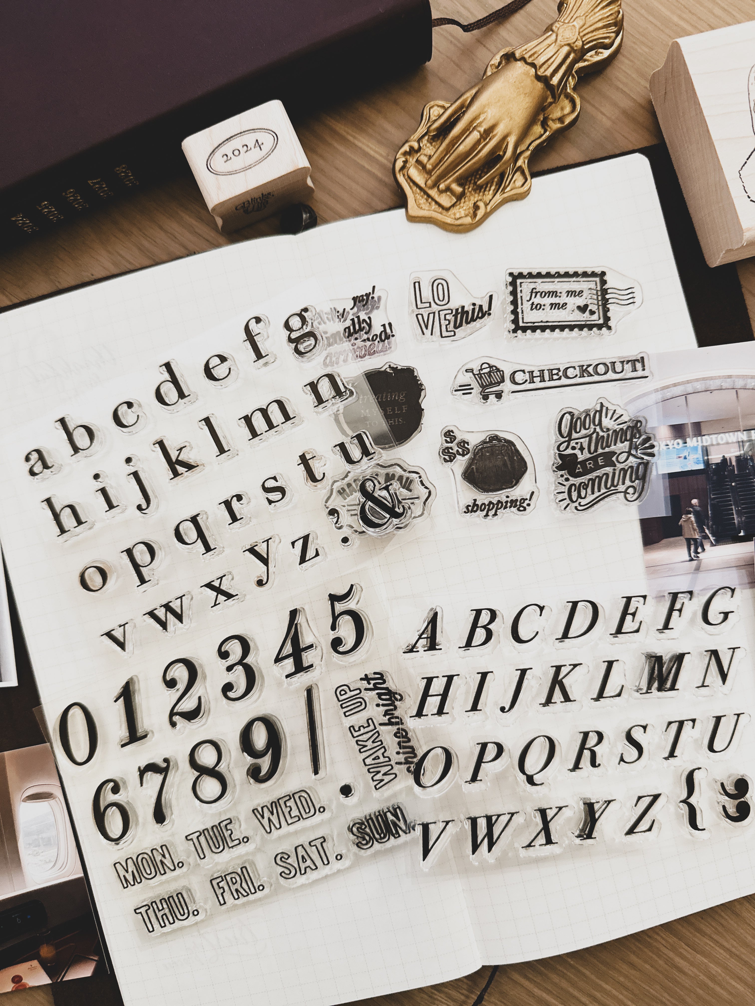 Blinks of Life - Shopping Tracker Clear Stamp