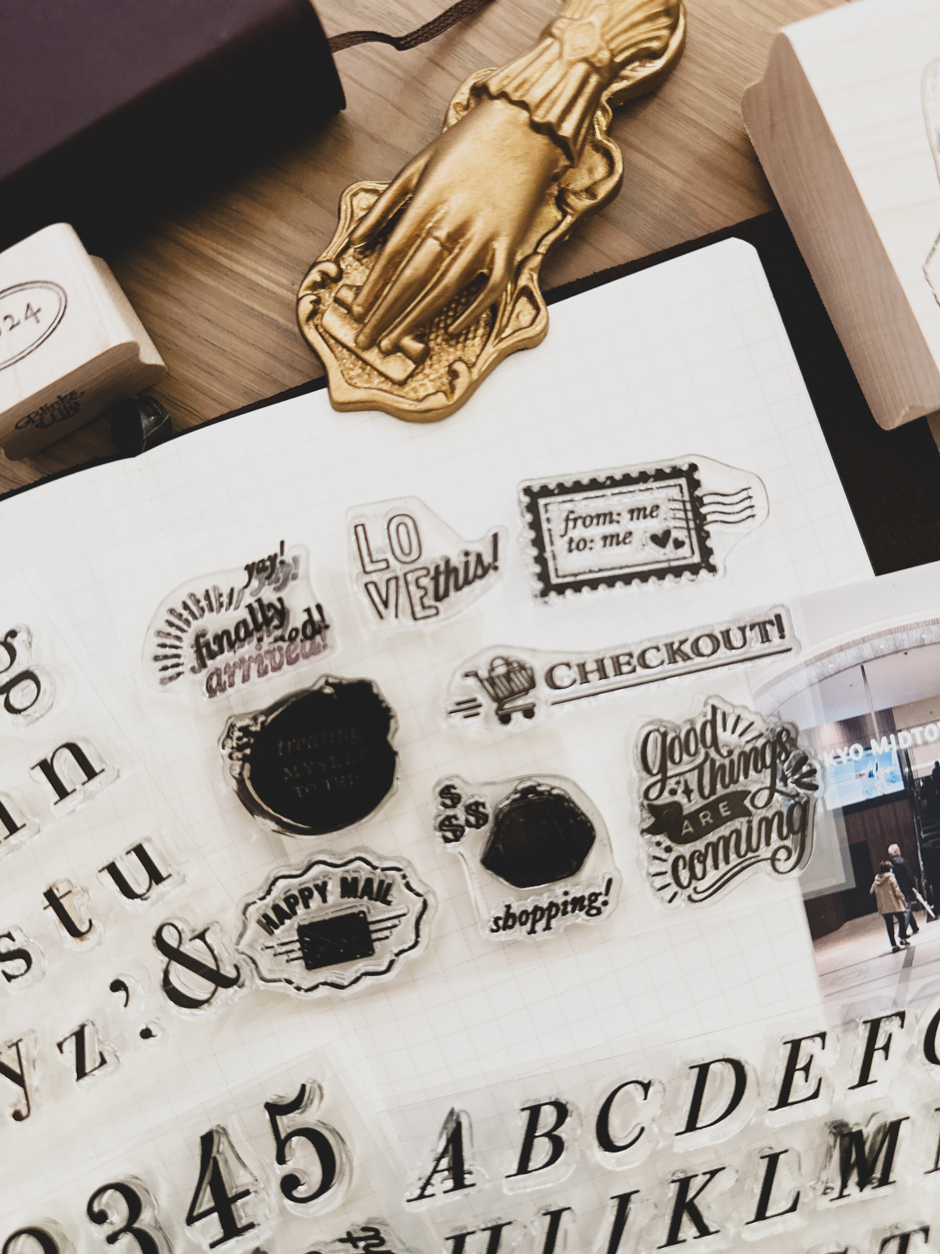 Blinks of Life - Shopping Tracker Clear Stamp