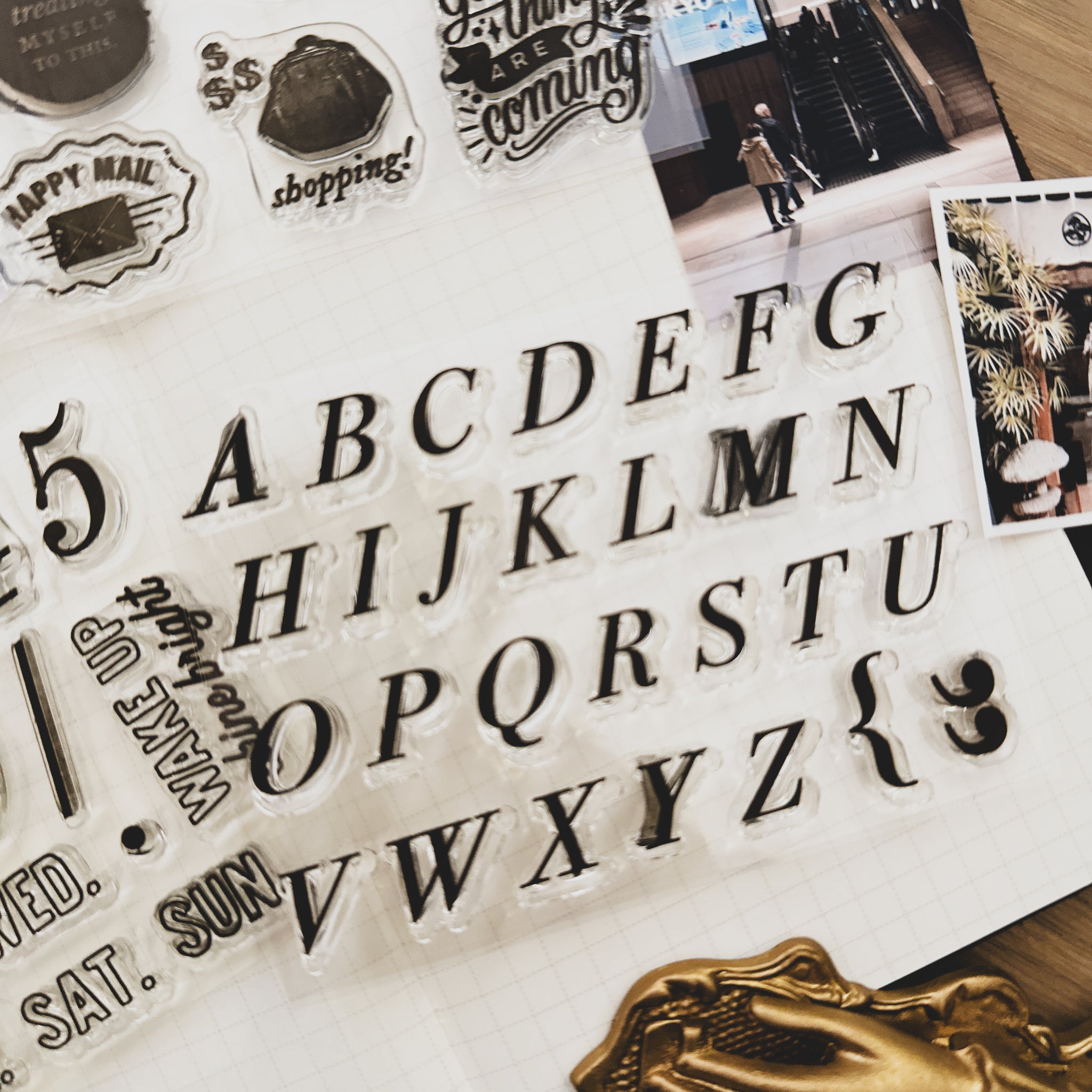 Blinks of Life - Classic Alphabet Clear Stamp