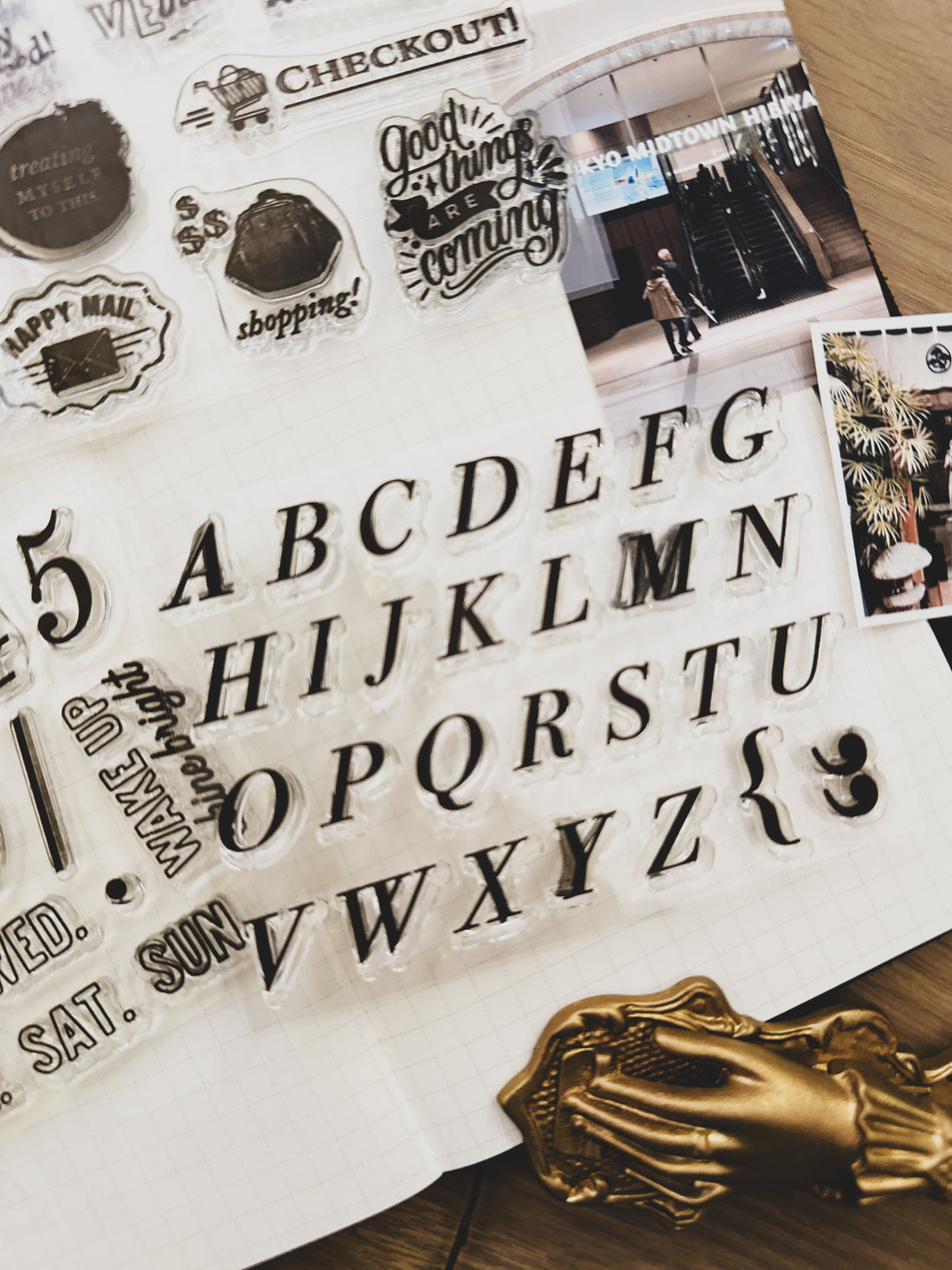 Blinks of Life - Classic Alphabet Clear Stamp