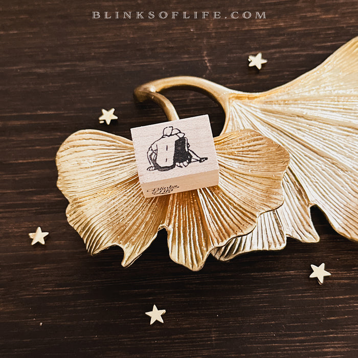 Blinks of Life - Wooden Rubber Stamp - Life Captured