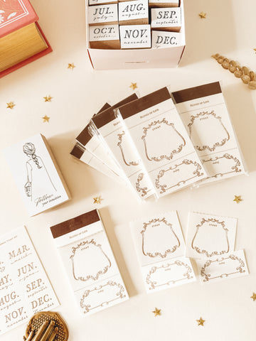 Letterpress Label Book - Classic Ornament Frames