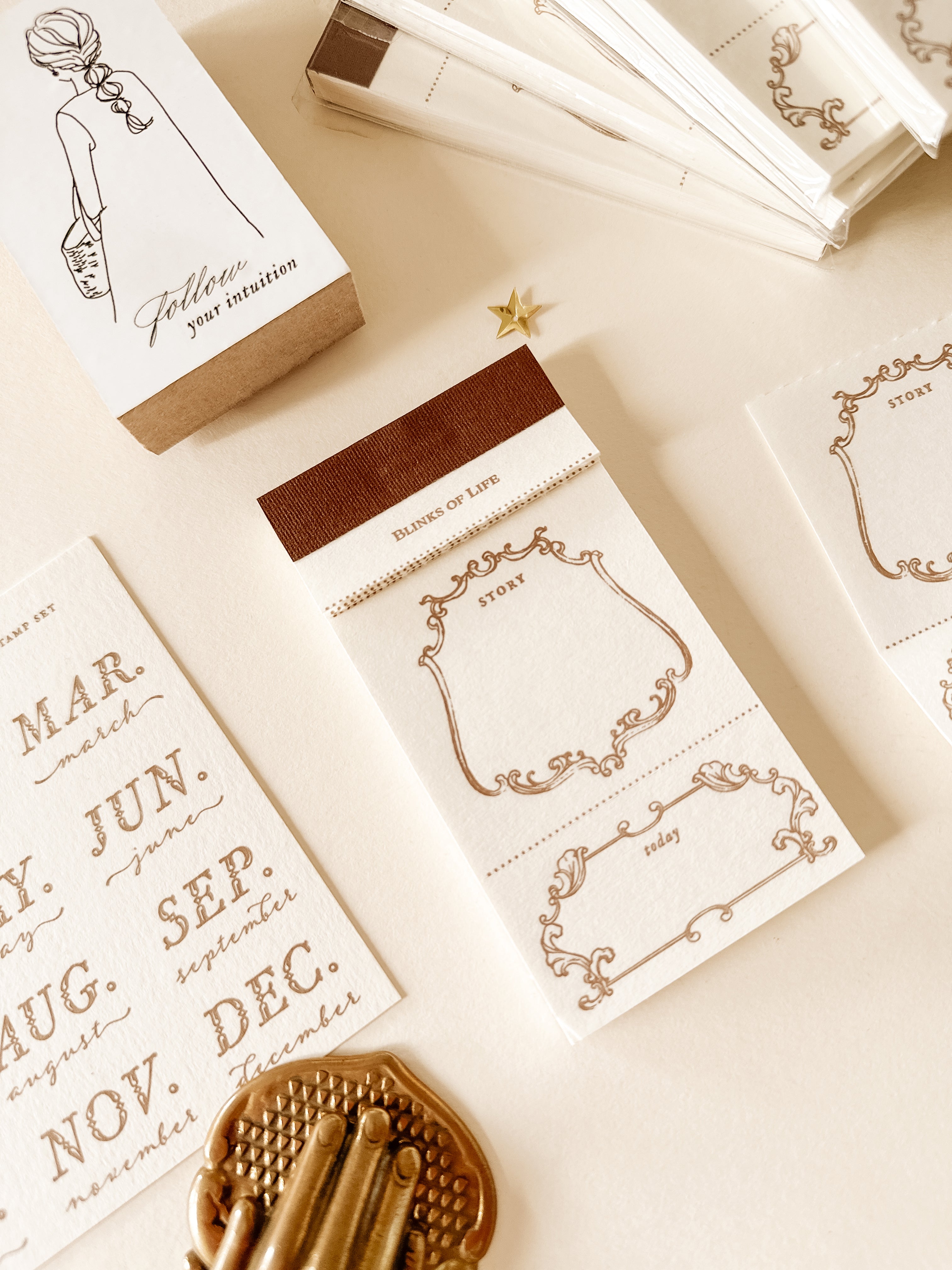 Letterpress Label Book - Classic Ornament Frames