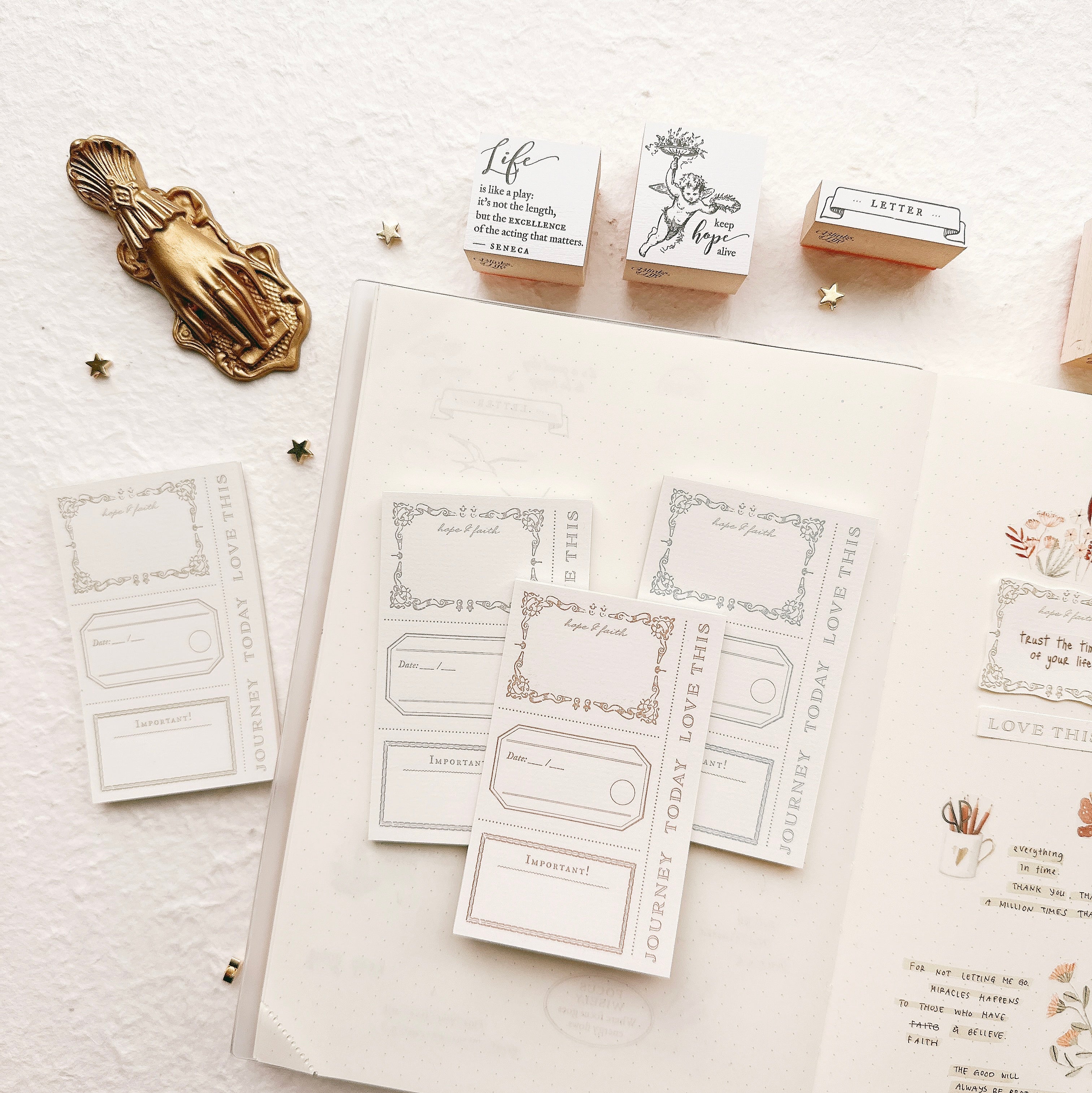 Blinks of Life - BOL - Rubber Stamp - Keep Hope Alive - True Things Prevail