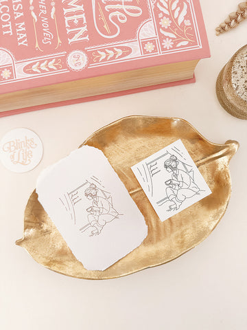 Blinks of Life BOL Journal Rubber Stamp Find Your Peace 1