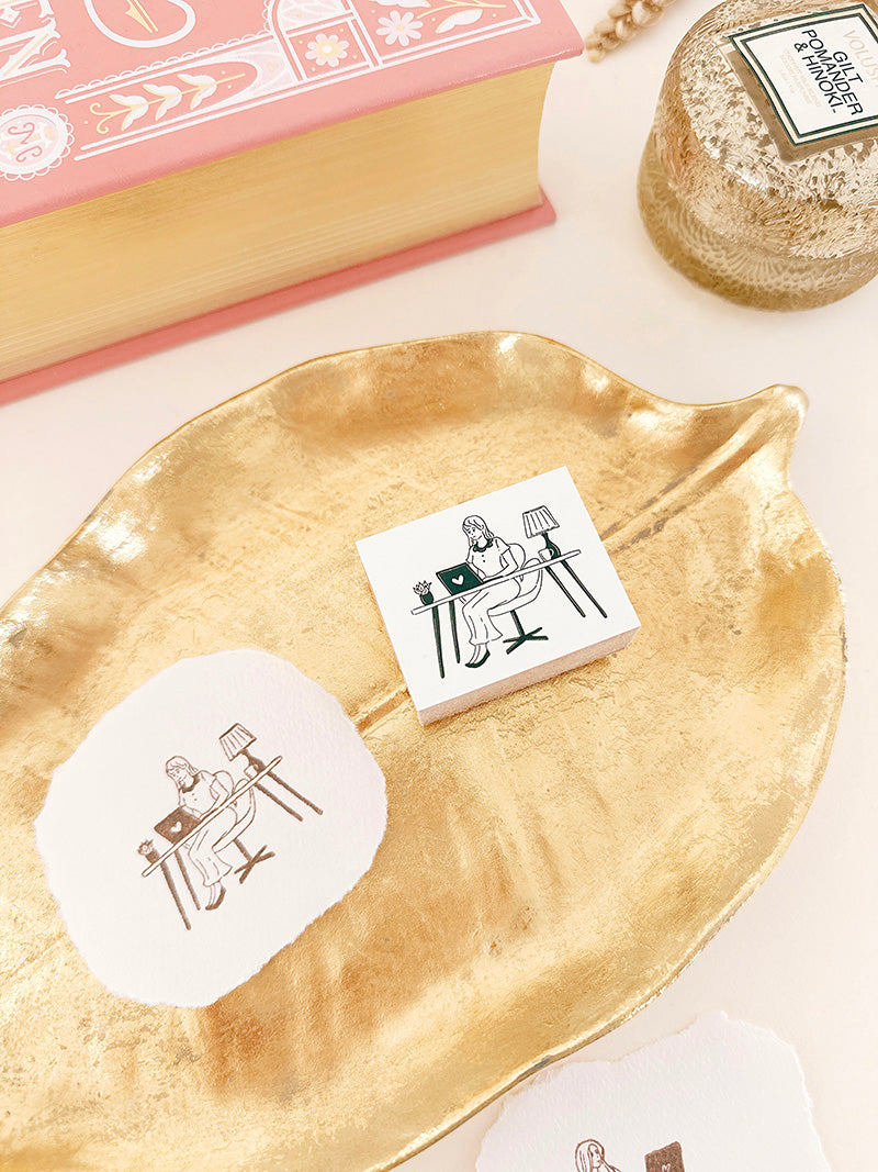 Blinks of Life BOL Journal Rubber Stamp Work Mode III 3