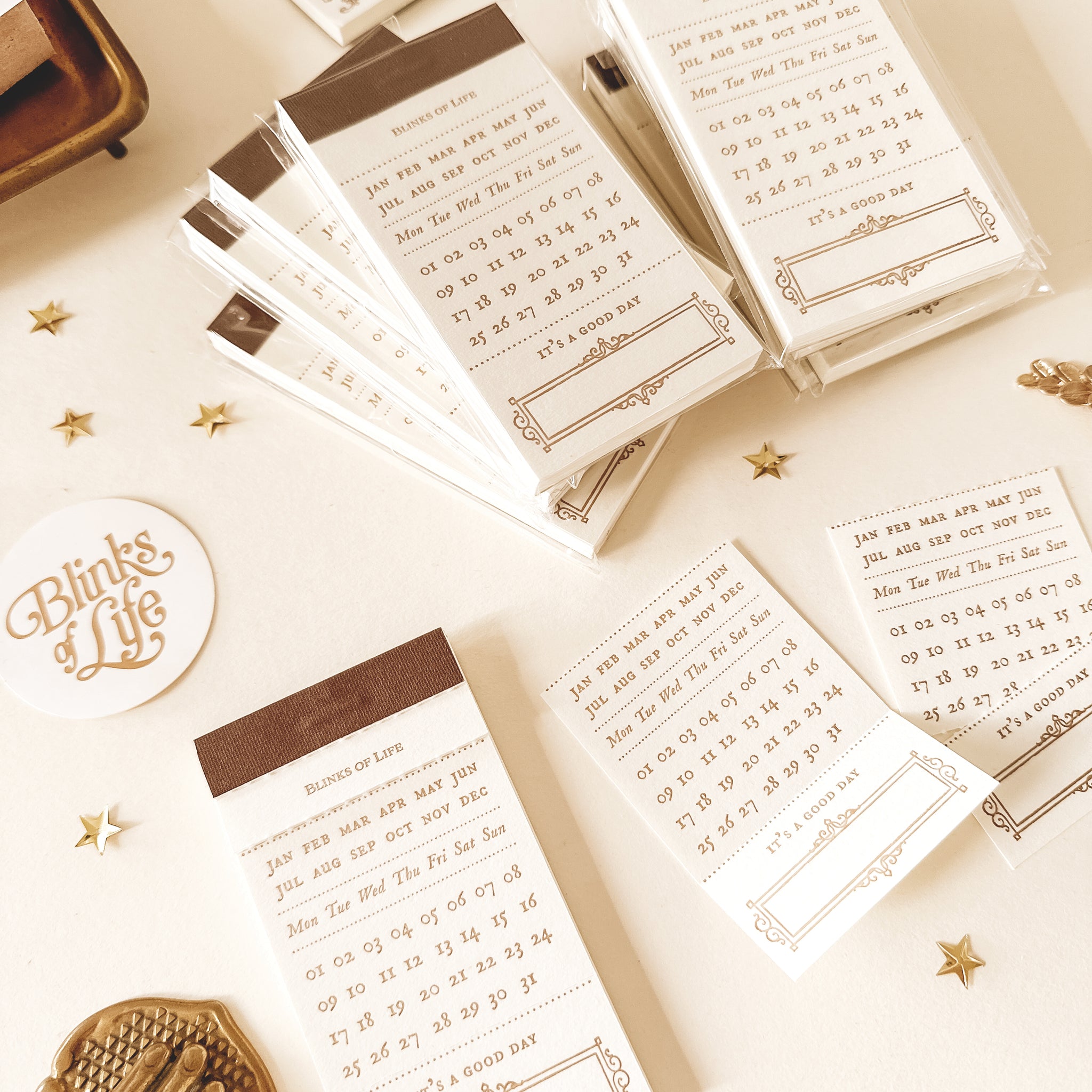 Blinks of Life Letterpress Label Book