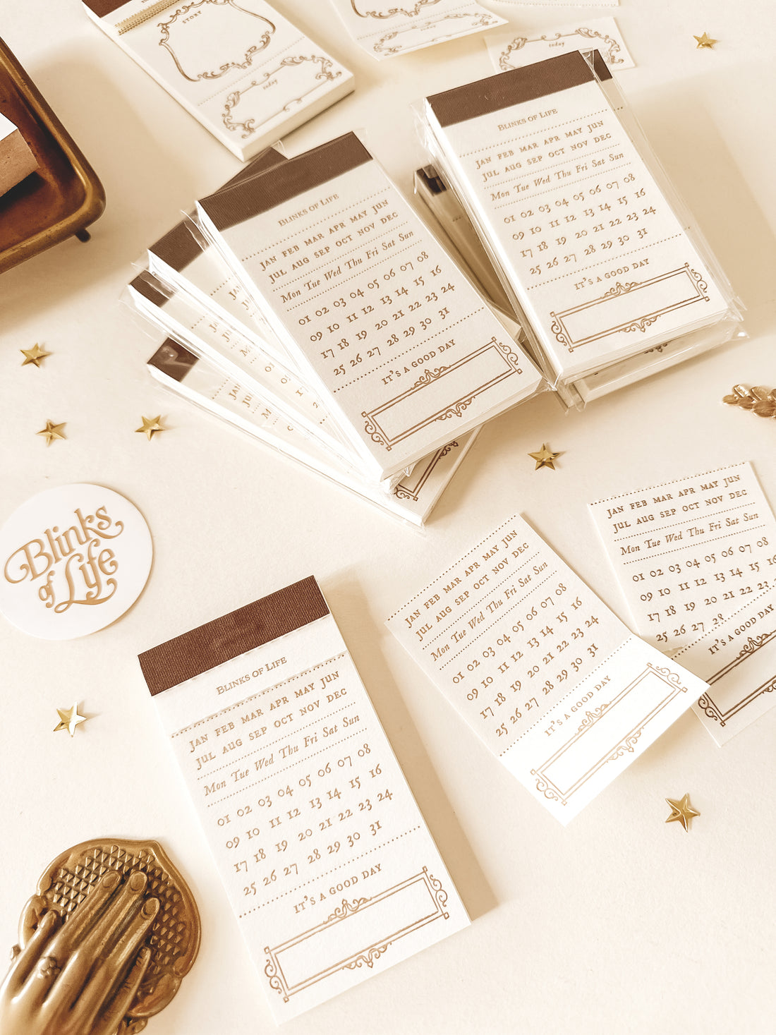 Blinks of Life Letterpress Label Book