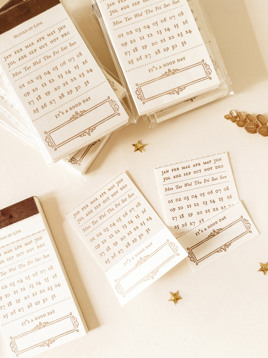 Blinks of Life Letterpress Label Book