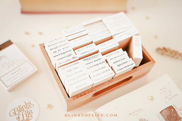 Blinks of Life Mini Words Planner Journal Stamps 