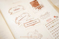 Blinks of Life Mini Words Planner Journal Stamps 