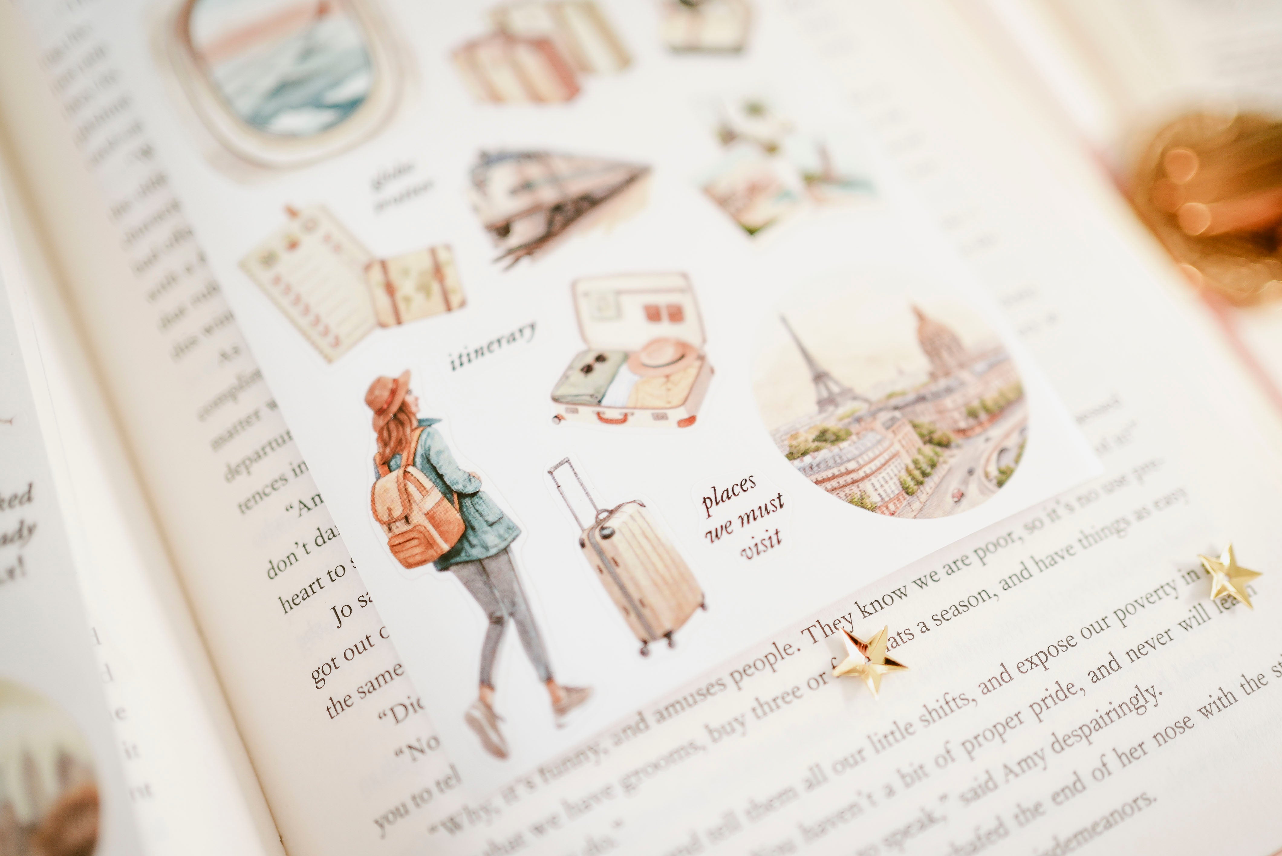 Journaling Transparent Stickers Stationery