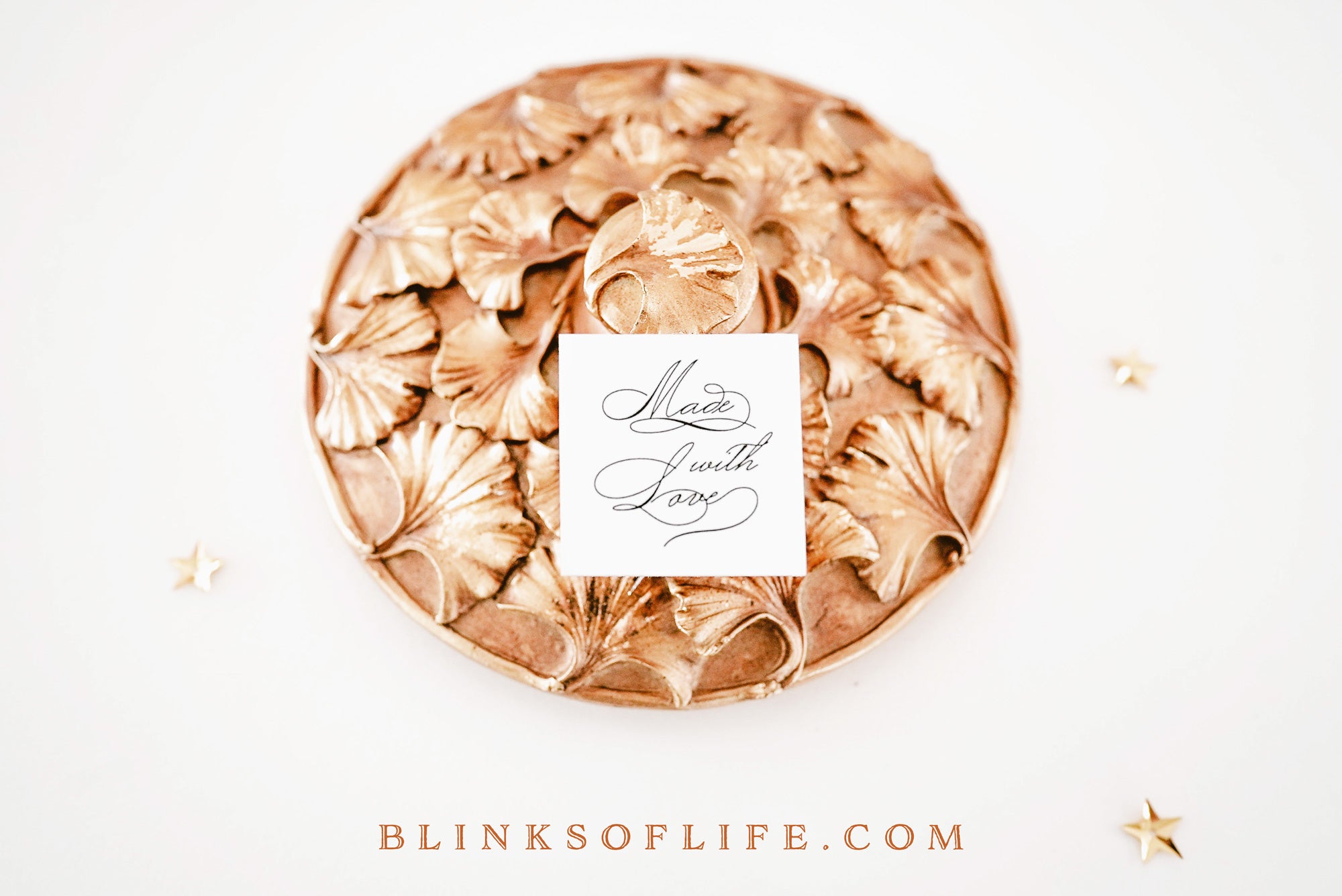 Blinks of Life - Rubber Stamp - Journaling Quote Illustration Decorative Scrapbooking Stamp