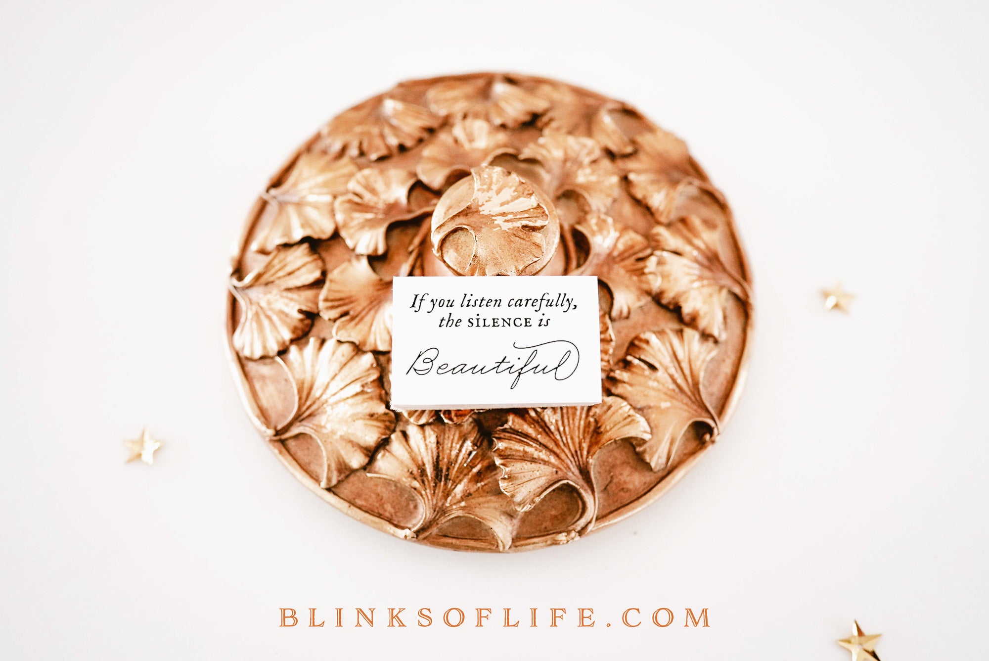 Blinks of Life - Journal Quote Illustration Decorative Scrapbooking - Rubber Stamps