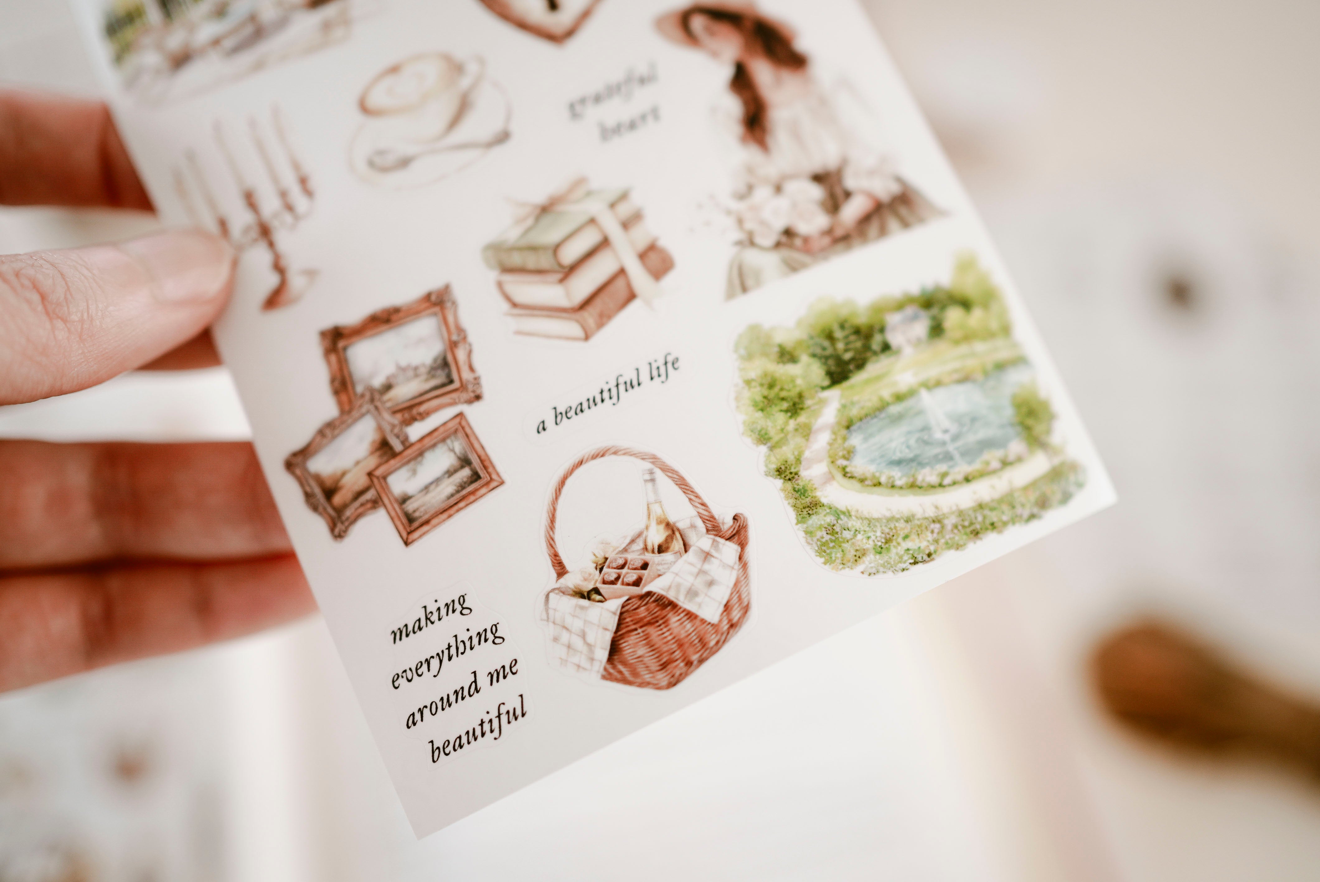 Transparent Stickers No. 58