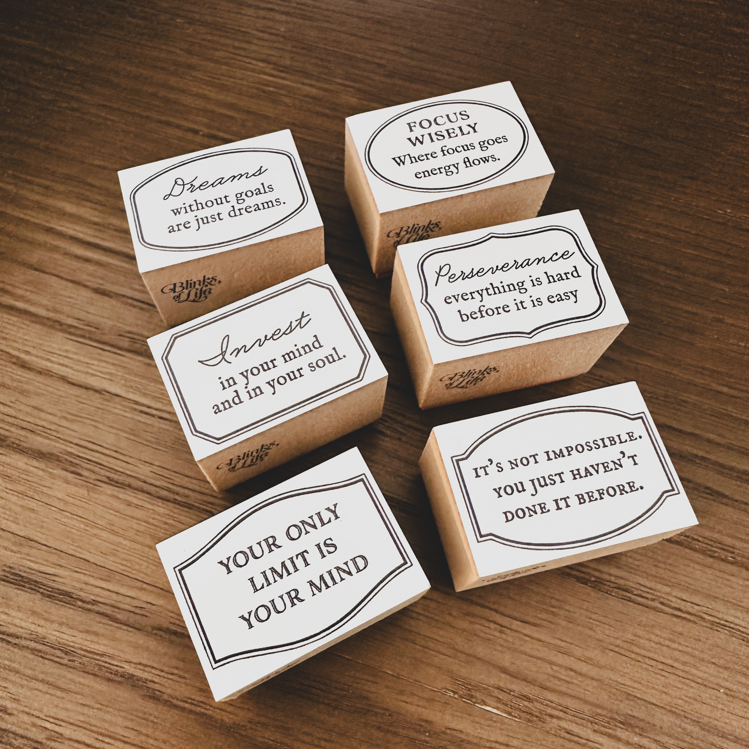 Blinks of Life - BOL - Vintage Mini Frames with Quotes