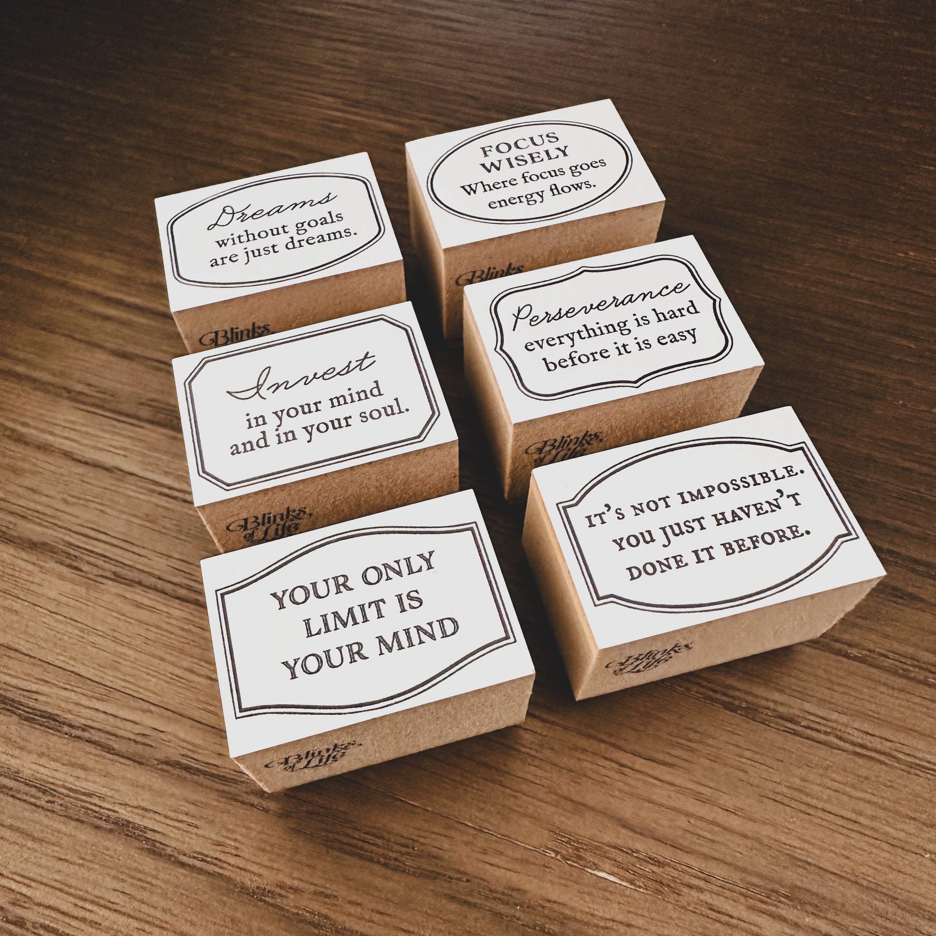 Blinks of Life - BOL - Vintage Mini Frames with Quotes