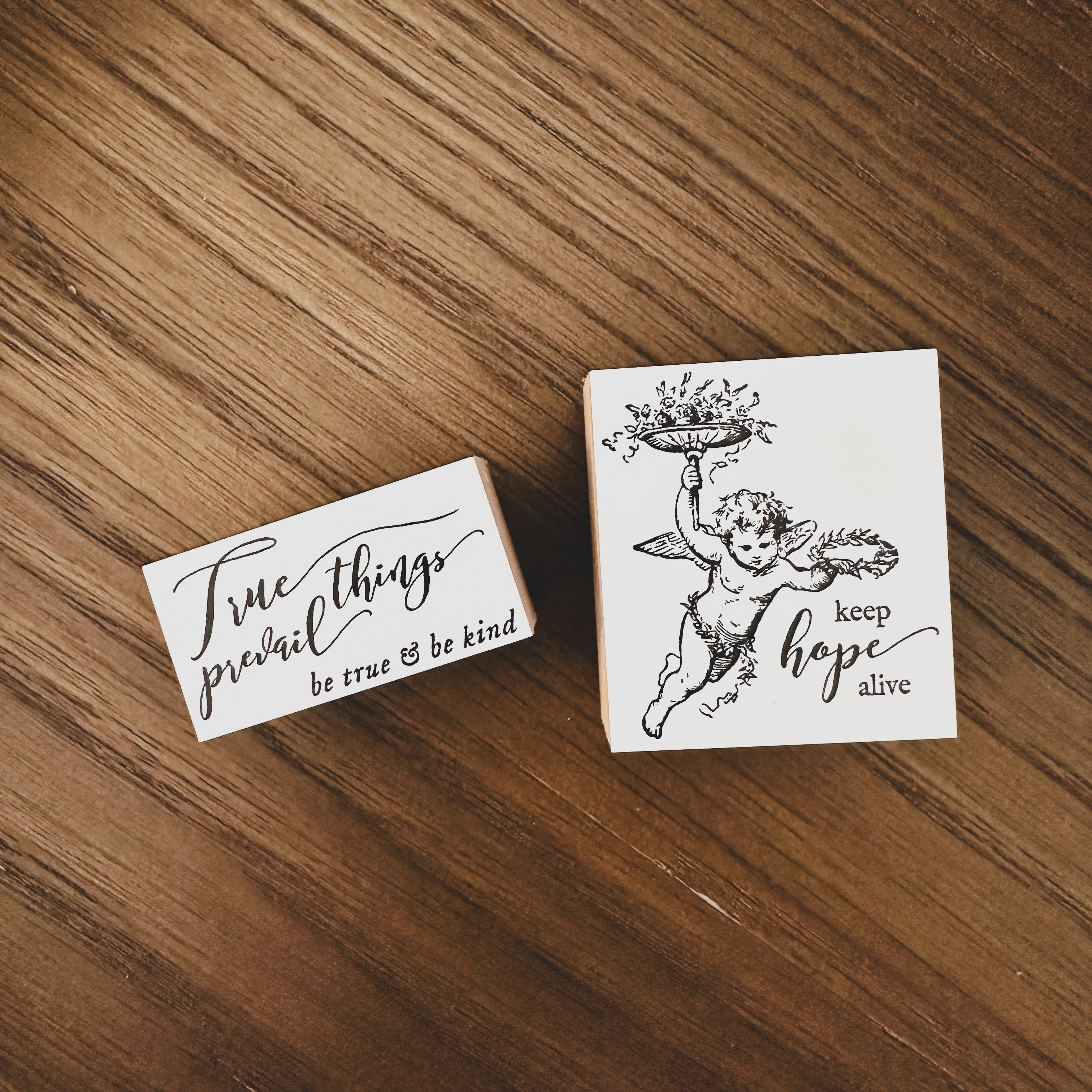 Blinks of Life - BOL - Rubber Stamp - Keep Hope Alive - True Things Prevail