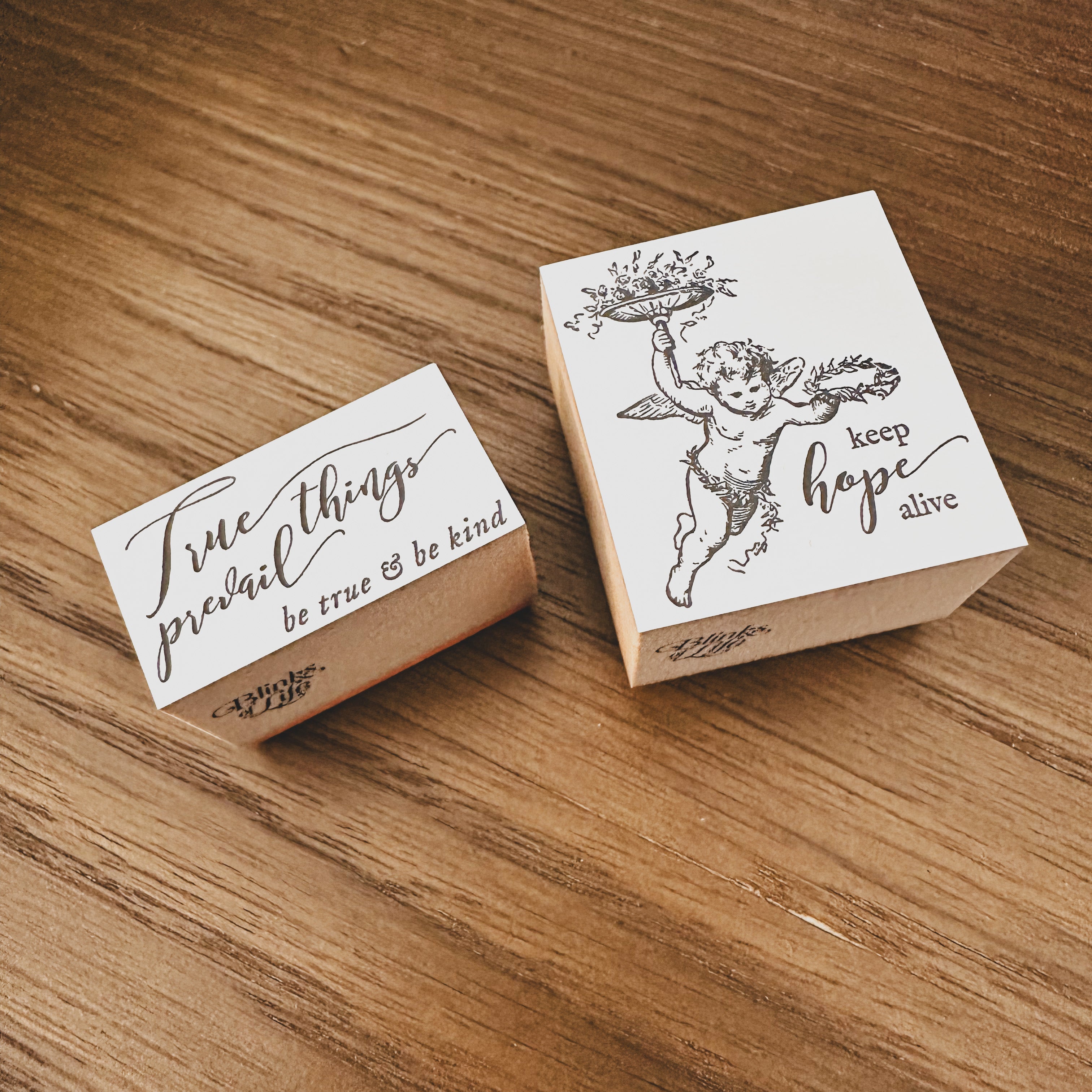 Blinks of Life - BOL - Rubber Stamp - Keep Hope Alive - True Things Prevail