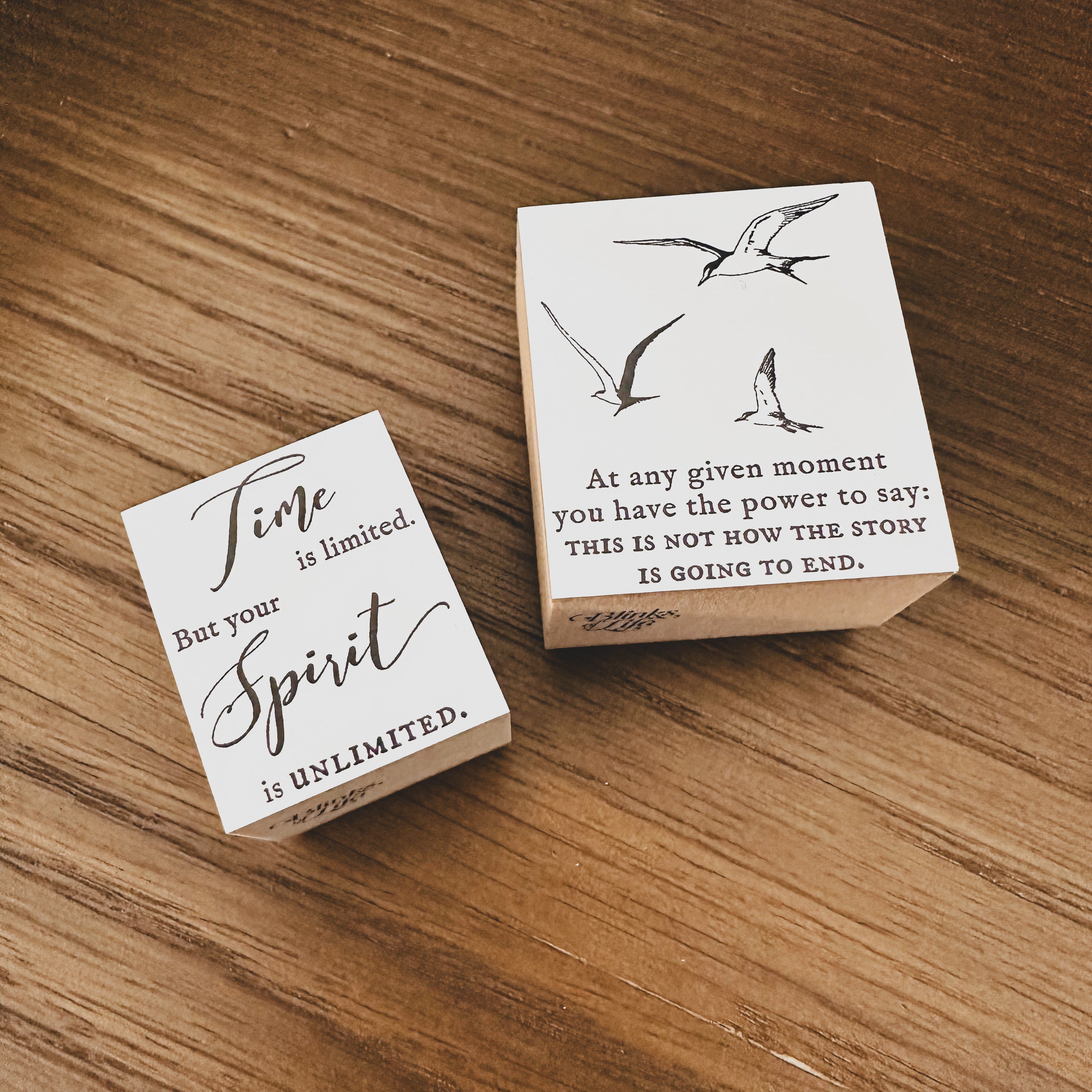 Blinks of Life - BOL - Letterpress Rubber Stamp Journal Shop