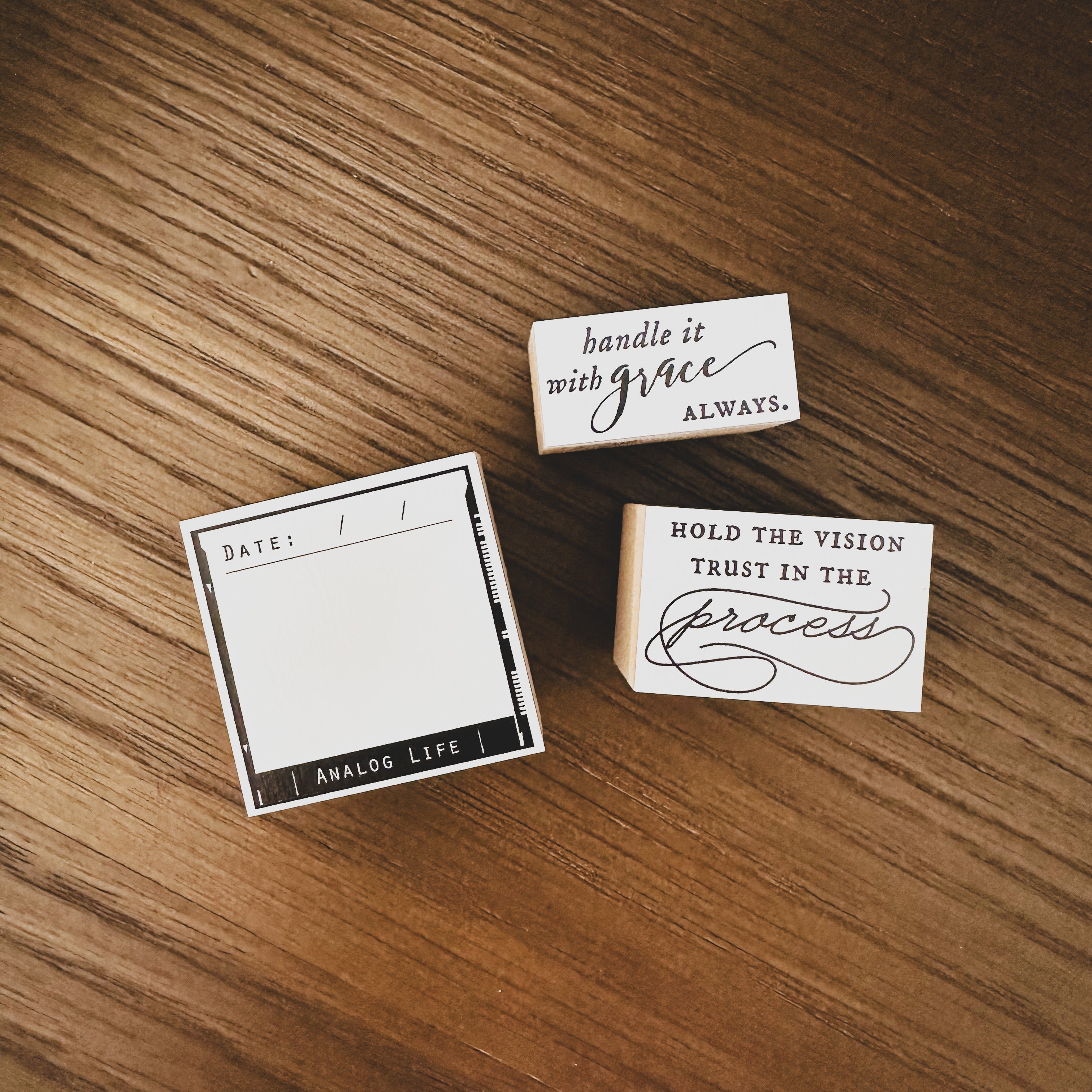 Blinks of Life - BOL - Analog Life Frame Quotes Rubber Stamp