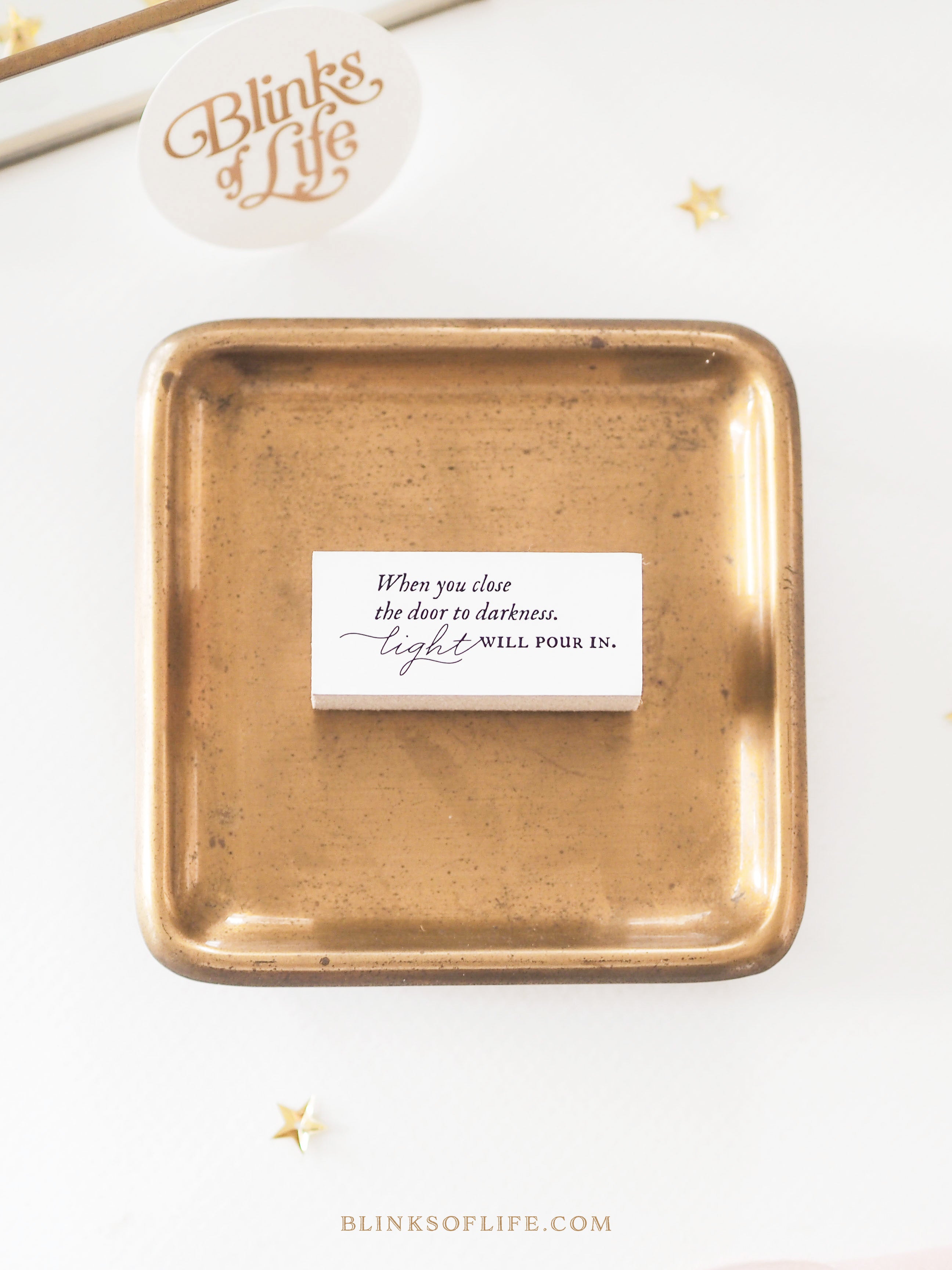 Blinks of Life - Light Will Pour In - Rubber Stamp Collection