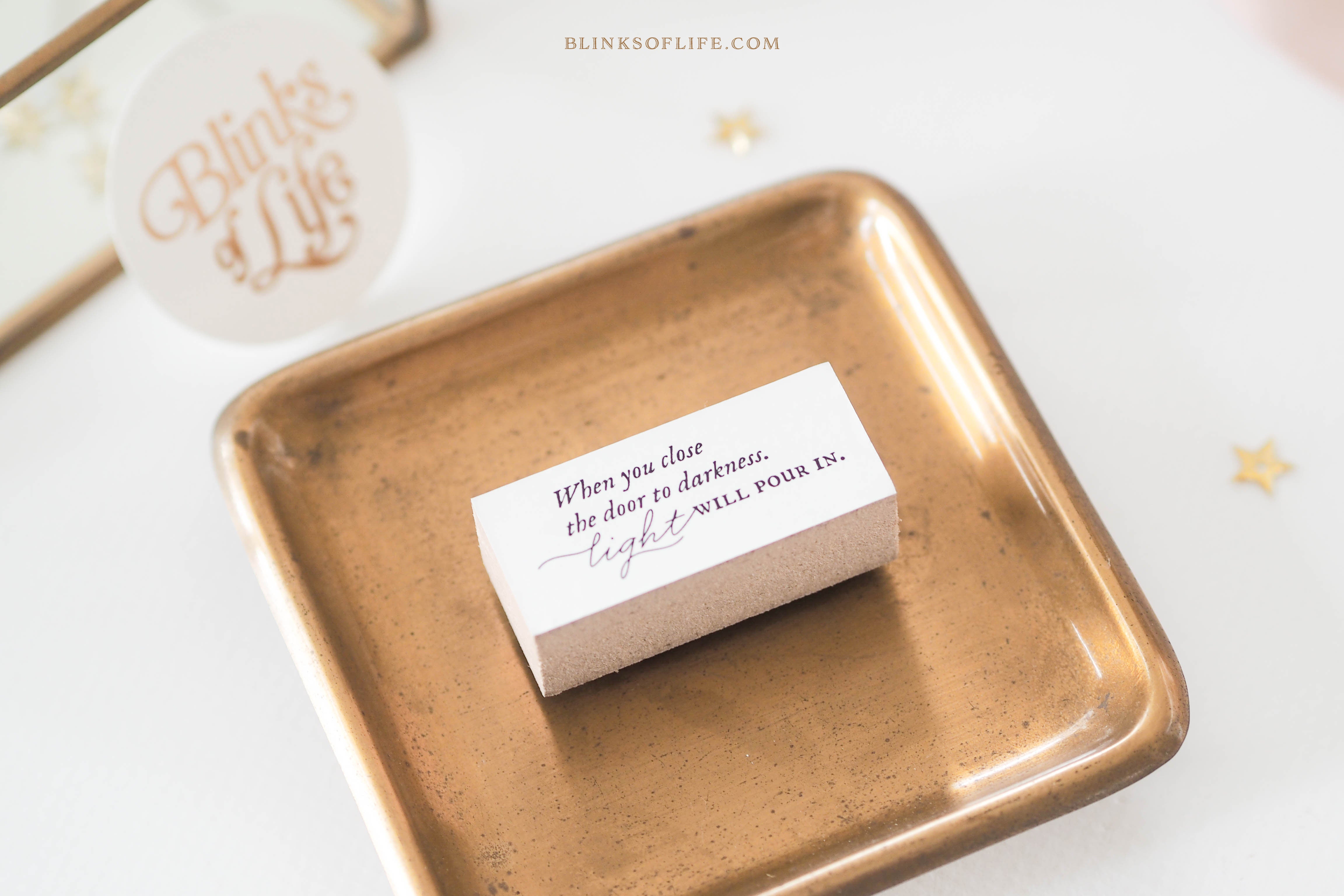 Blinks of Life - Light Will Pour In - Rubber Stamp Collection