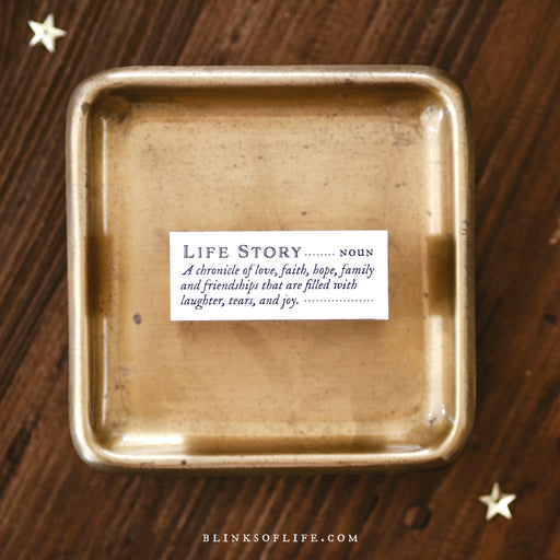 Blinks of Life - Dictionary Life Story - Rubber Stamp Collection