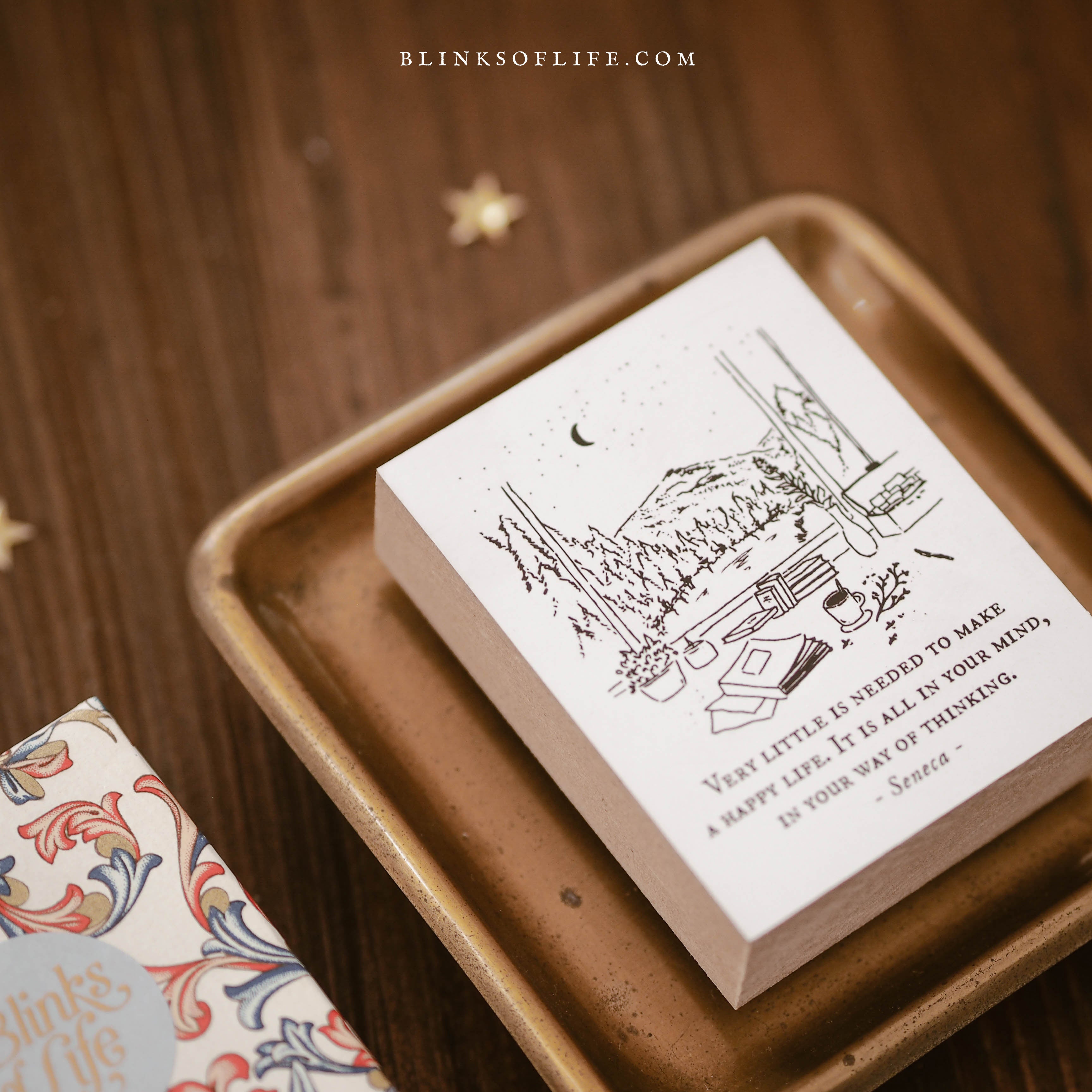 Blinks of Life - Very Little is Needed - Rubber Stamp Collection