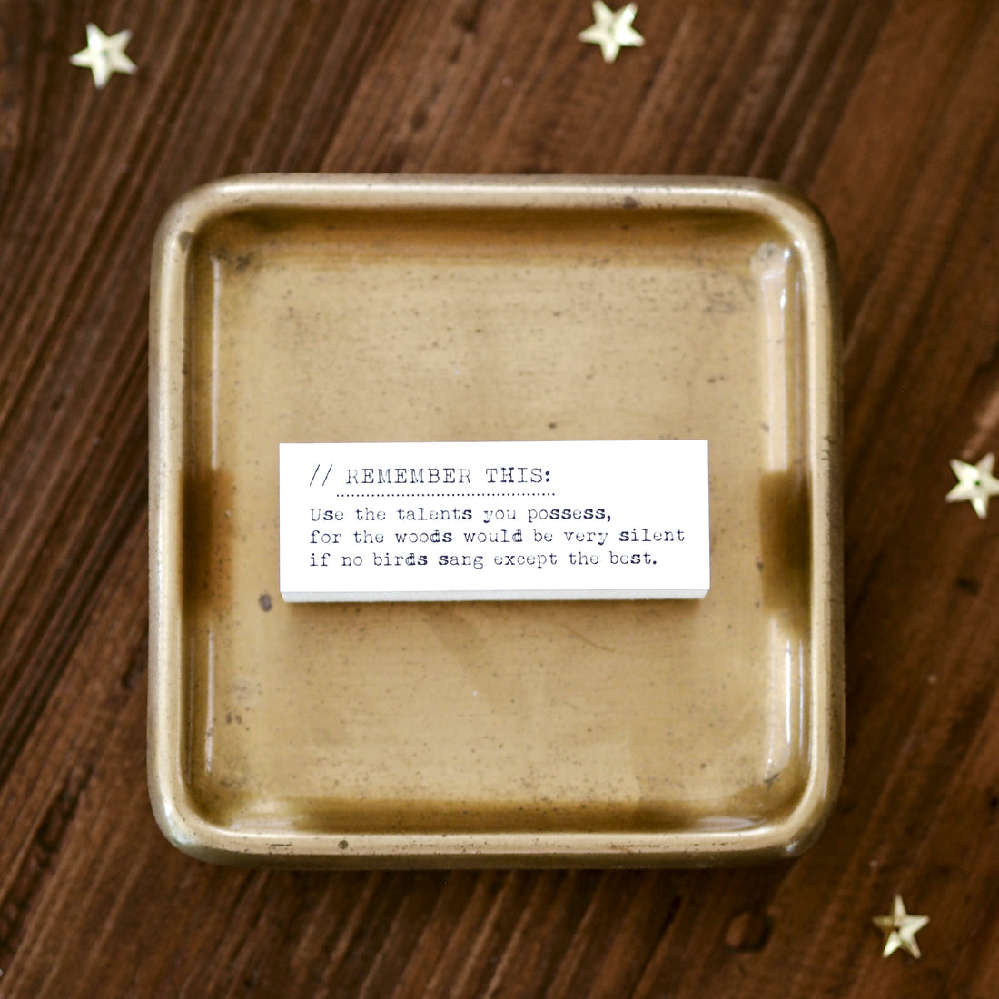 Blinks of Life - Use the Talents You Posess - Rubber Stamp Collection