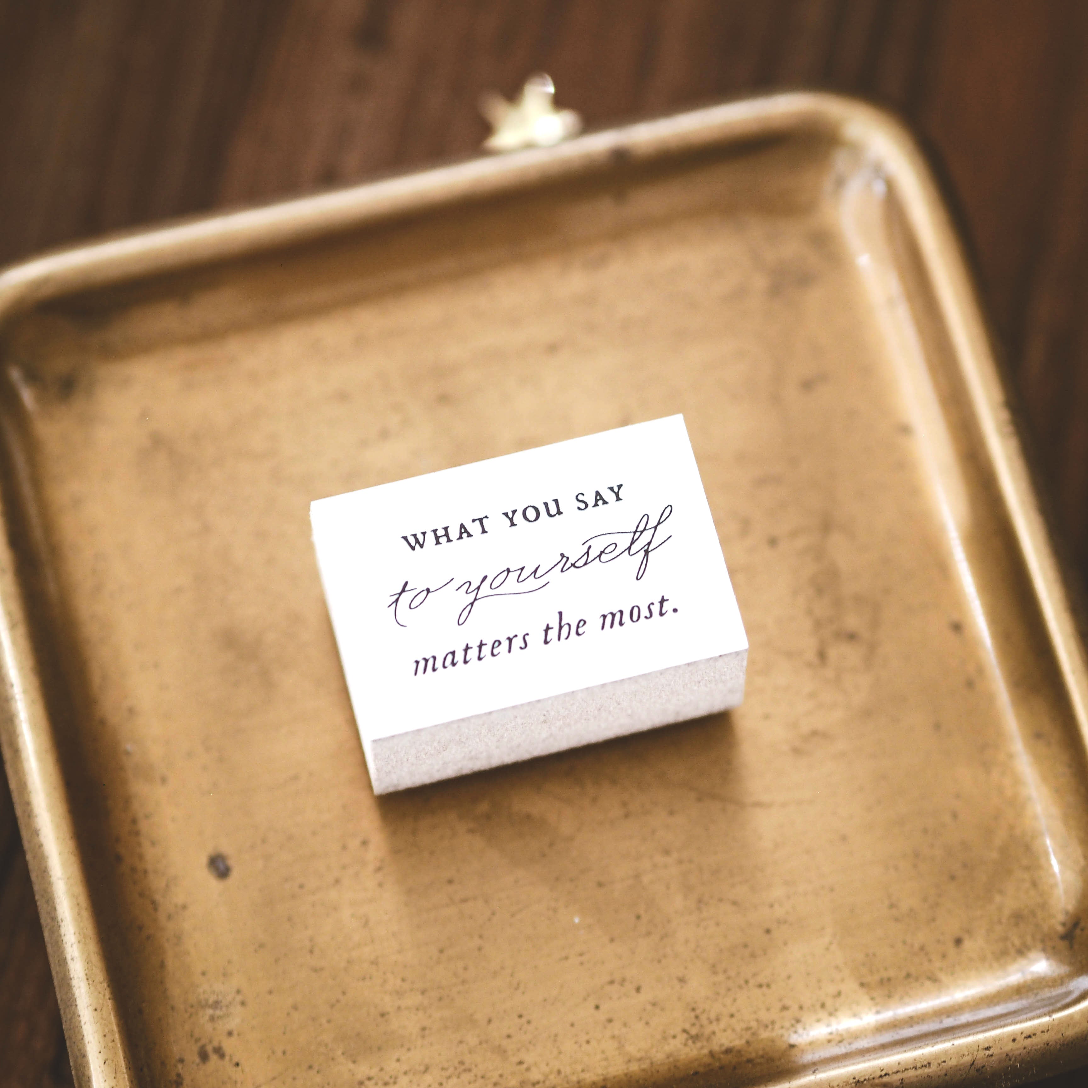 What You Say to Yourself