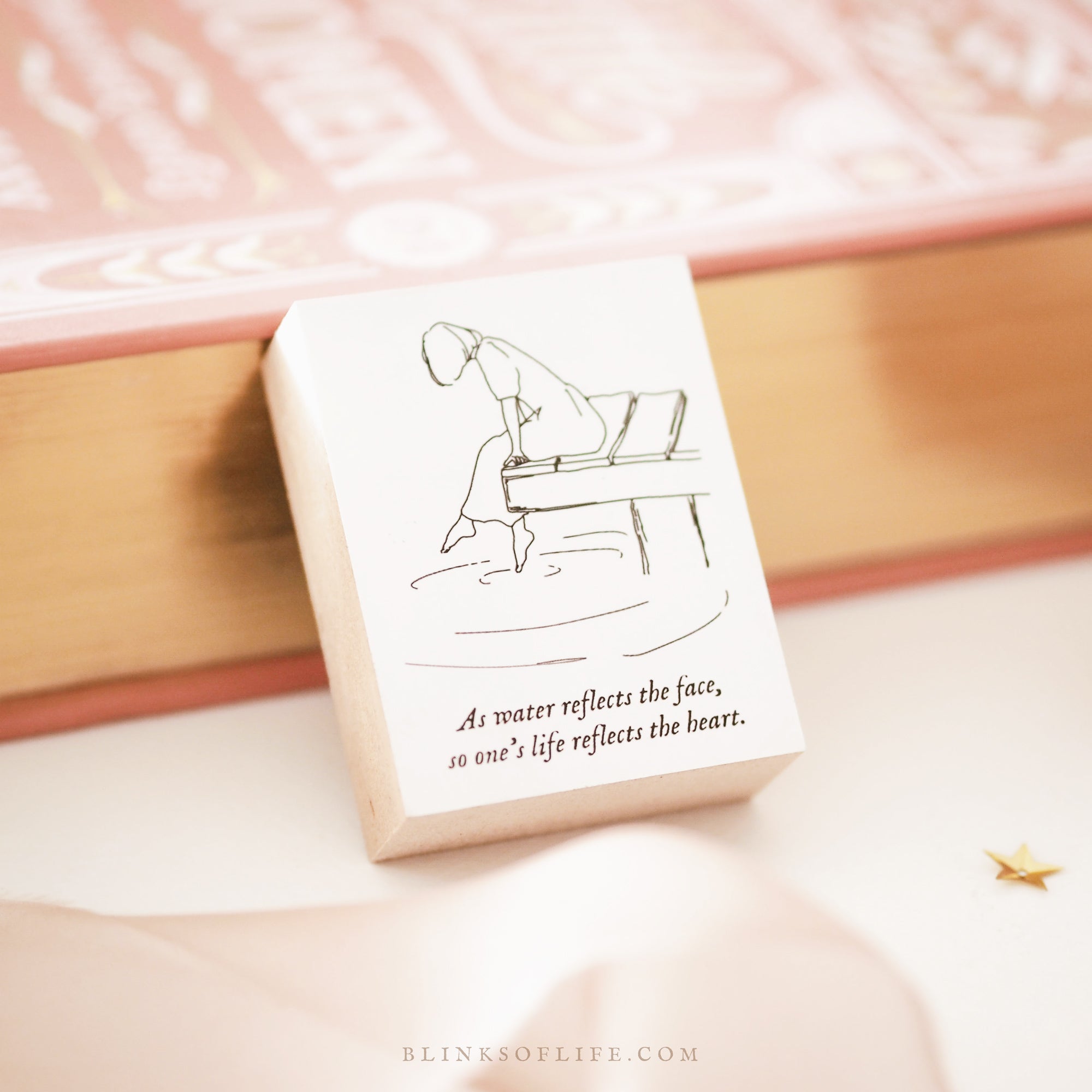 Blinks of Life - One's Life Reflects the Heart - Rubber Stamp Collection