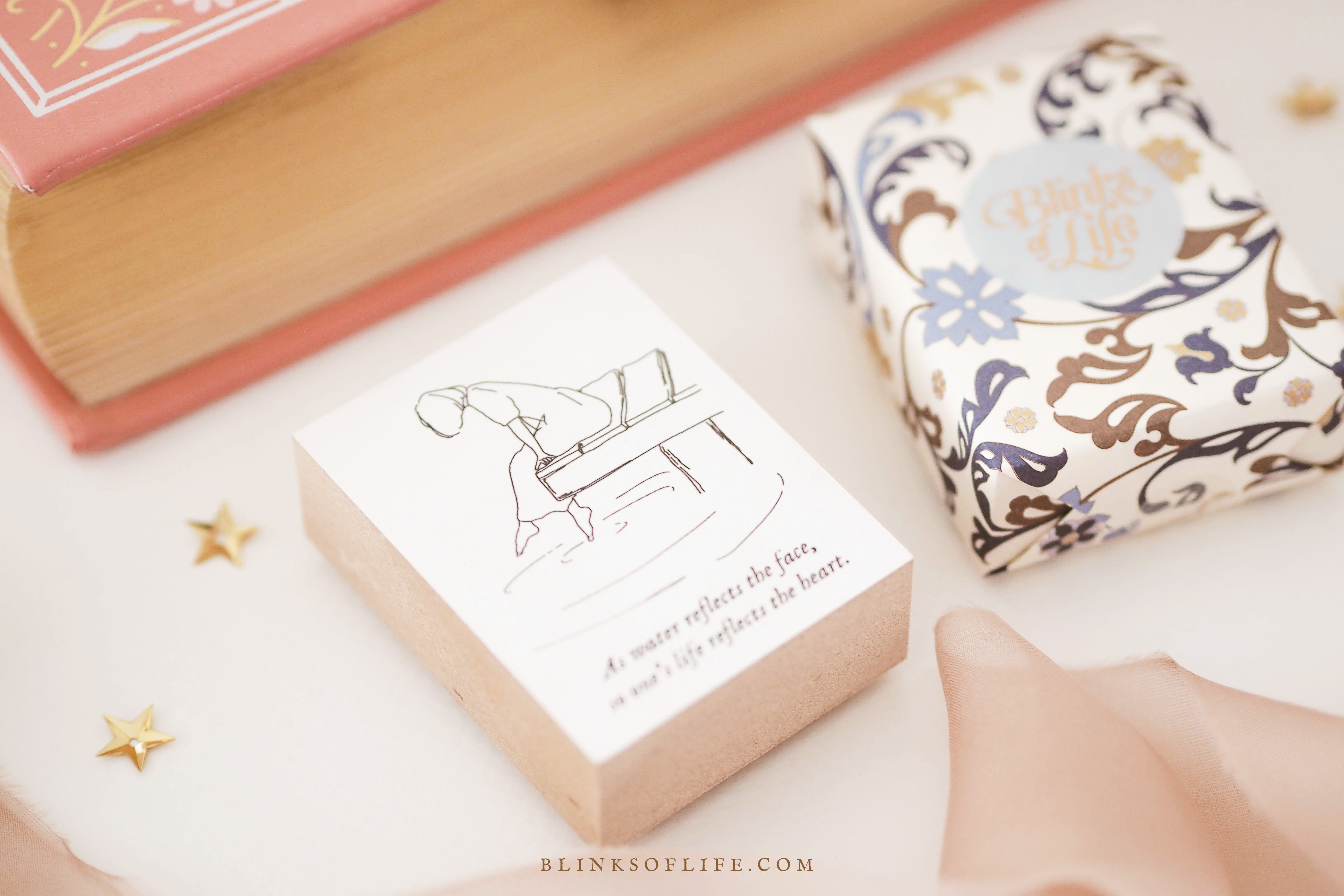 Blinks of Life - One's Life Reflects the Heart - Rubber Stamp Collection